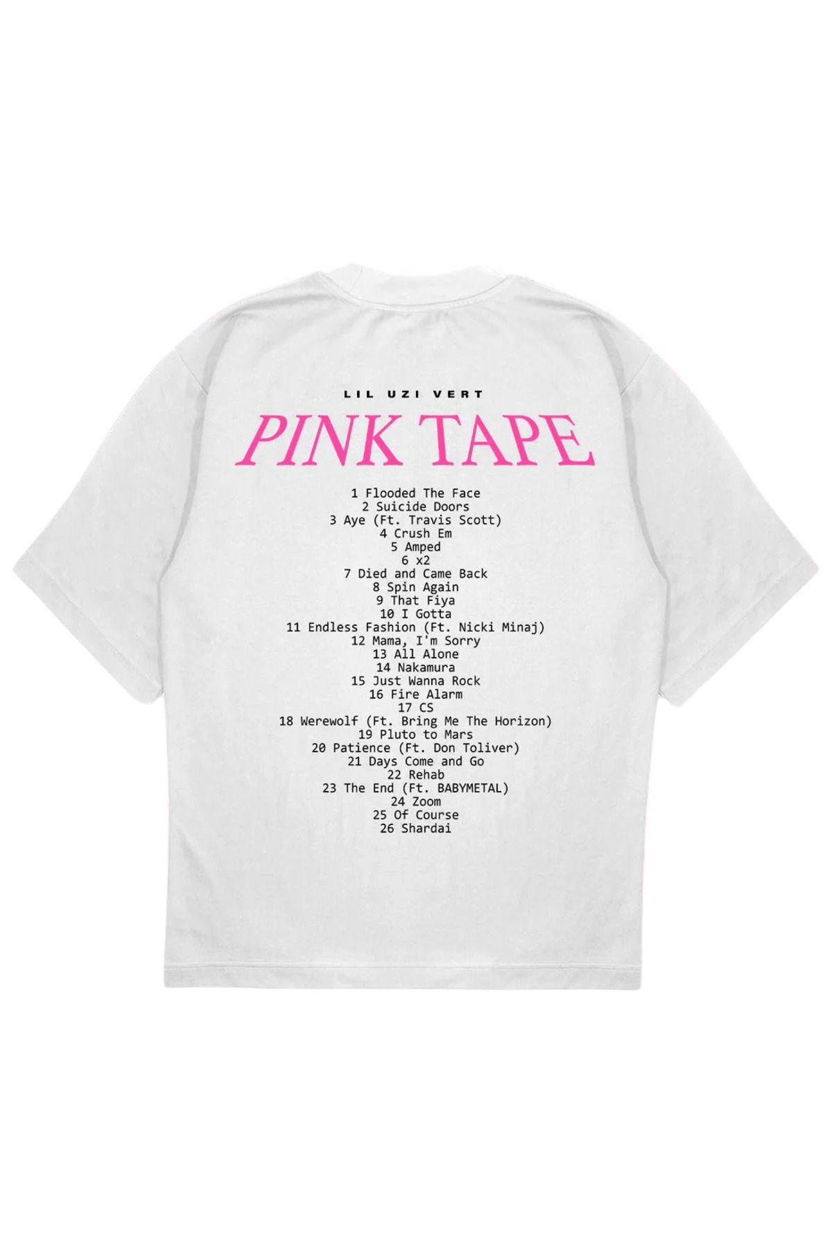 SVART WEAR PINK TAPE v2 T-Shirt OVERSIZE amerika flag