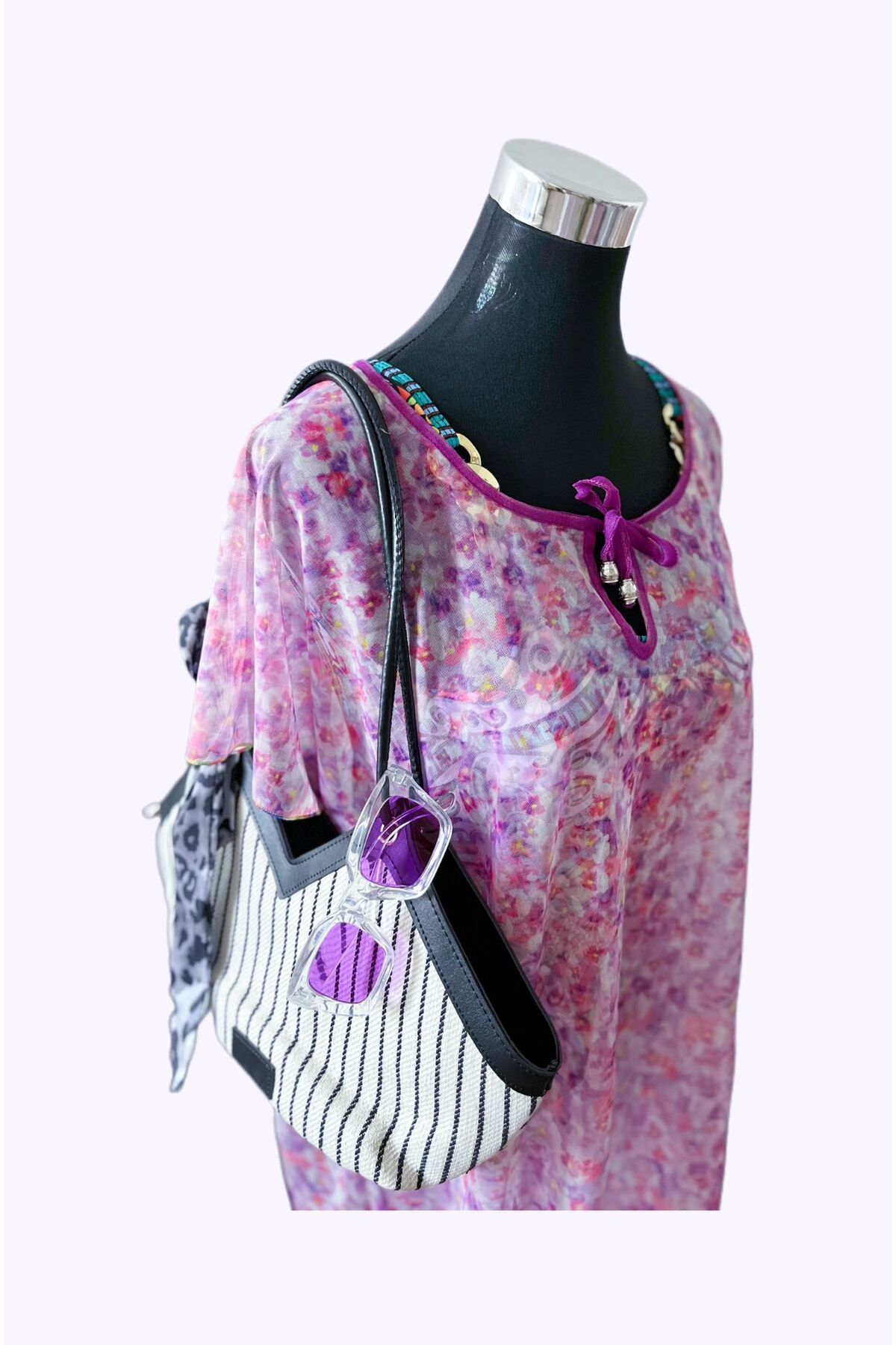 h&c bag butik PAREO BAĞLANABİLİR YAKA PLAJ GİYSİSİ