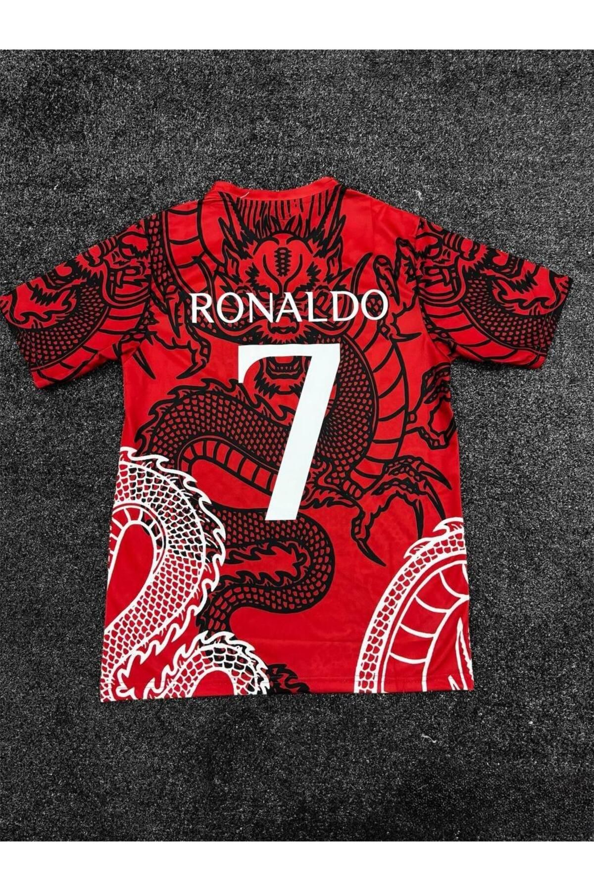 Alaturka Mix Retro Dragon Konsept Reeall-madridd RONALDO /7 Forması Kırmızı