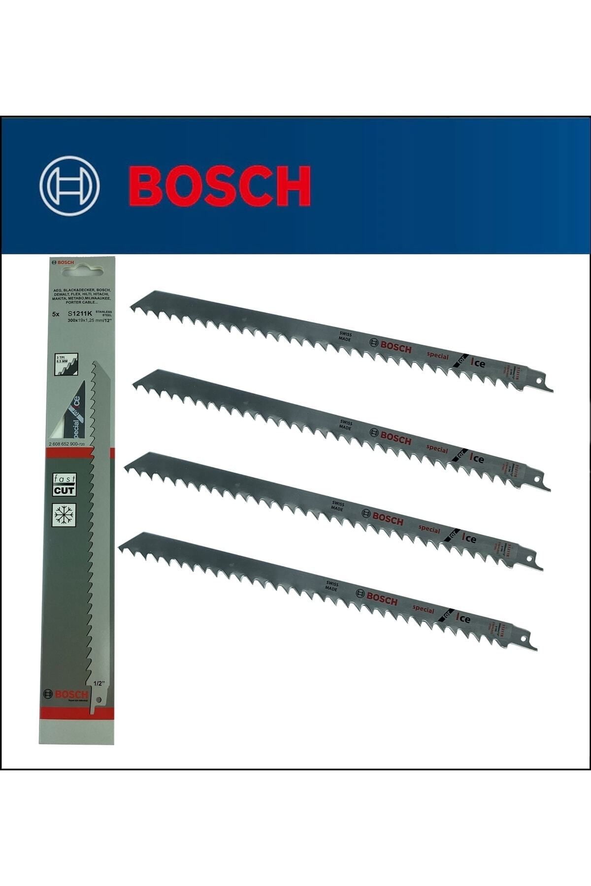 Bosch 4 Adet Tilki Kuyruğu Bıçağı S 1211 K - 4 Buz Ve Kemik Kesme