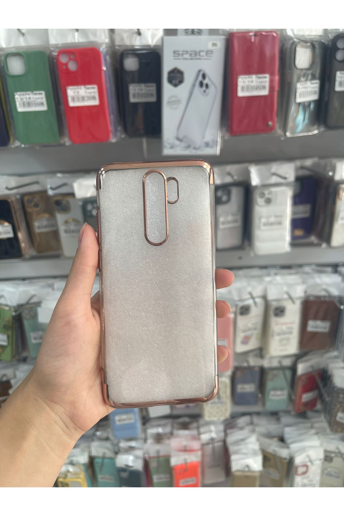 TECNOTREND xiaomi redmi 9 dört köşeli lazer silikon kılıf
