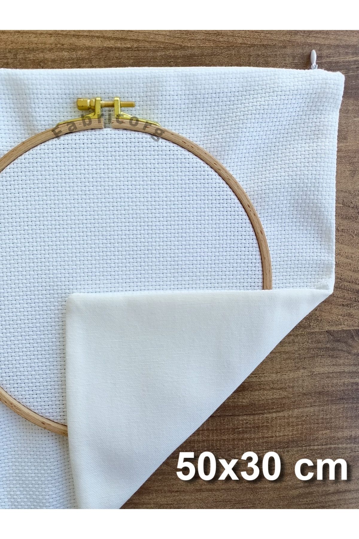 fabricorg 11 Ct Etamin Işlemelik Kırlent Kılıfı (50X30 CM)