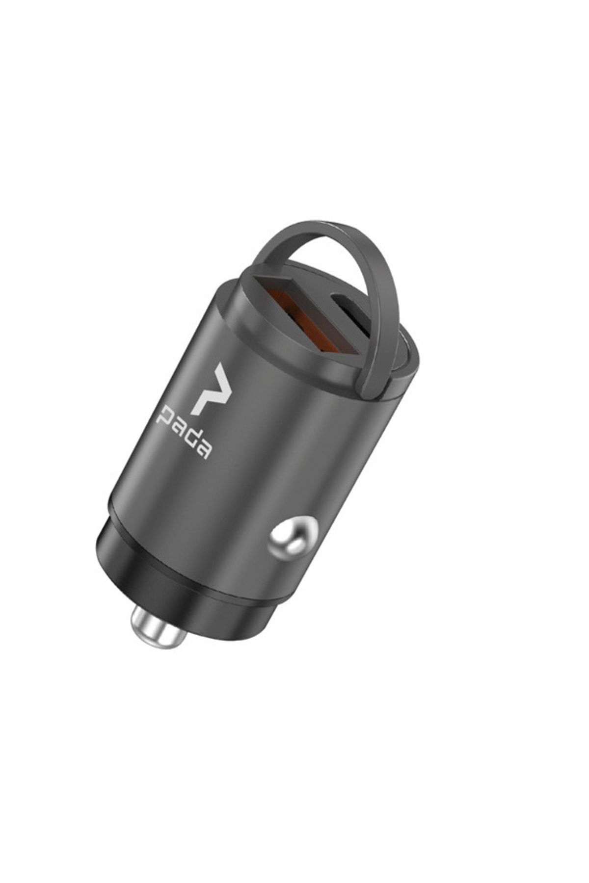 pada 60W USB C Araç Şarjı Hızlı Şarj PD30W QC30W iPhone Samsung için Metal Mini Adaptör