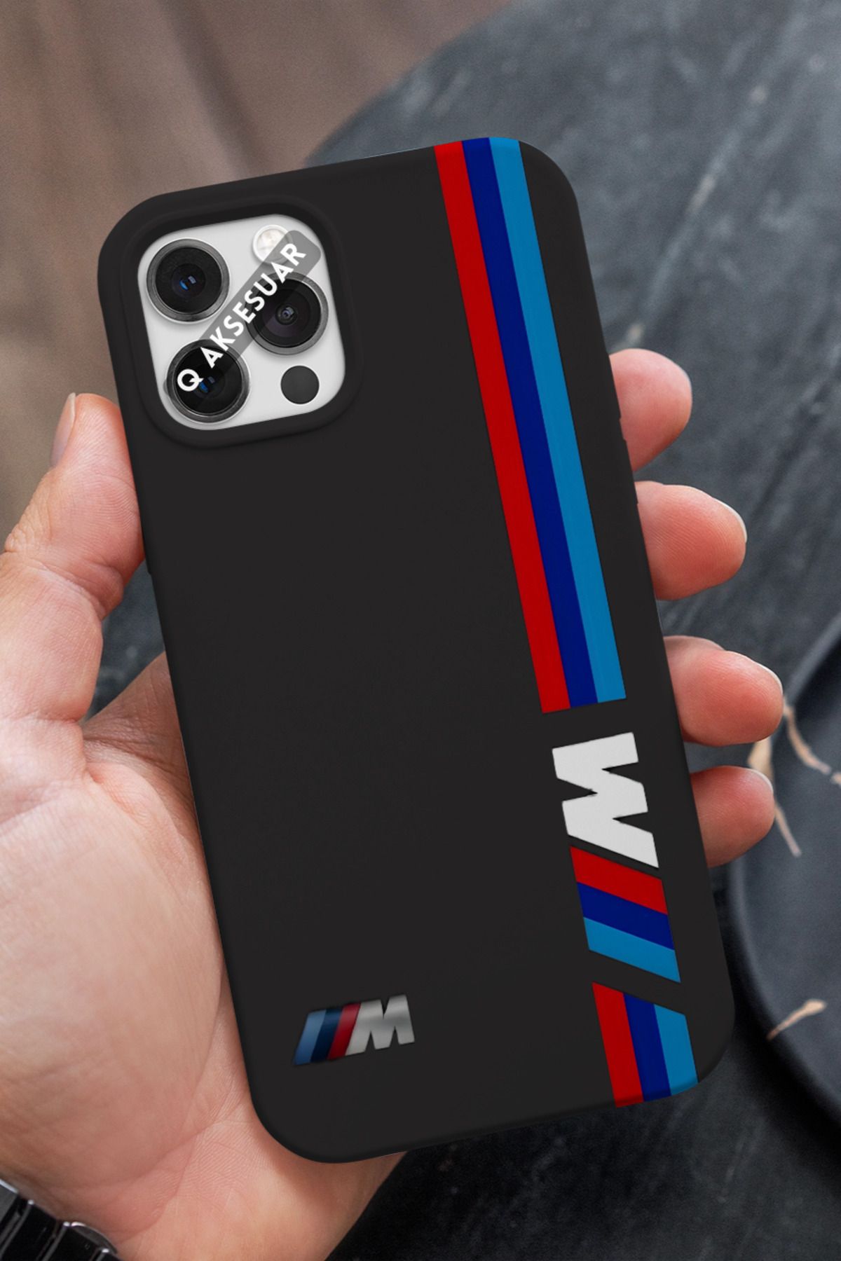 Q Aksesuar Huawei Y9 2019 Uyumlu BMW S Tasarımlı Premium Telefon Kılıfı