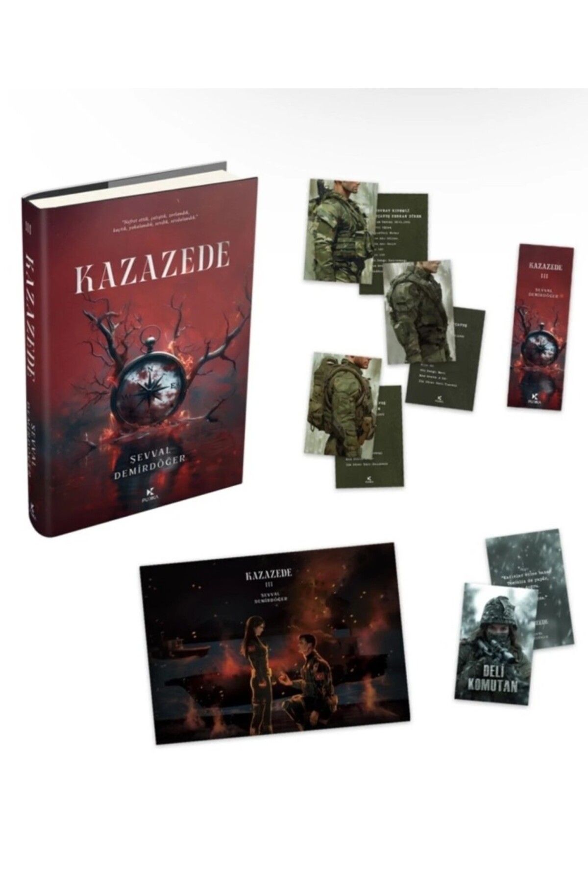 Pukka yayınları Kazazede 3 Ciltli ŞEVVAL DEMİRDÖĞER