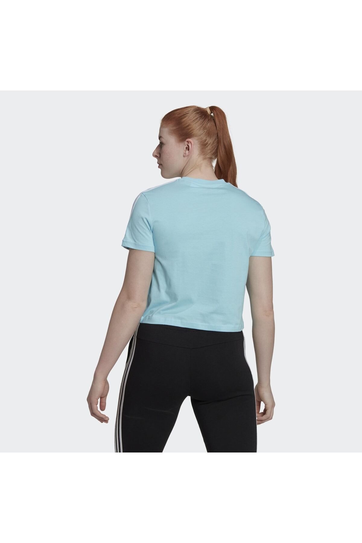 adidas-Essentials Loose 3-Stripes Short Top 2