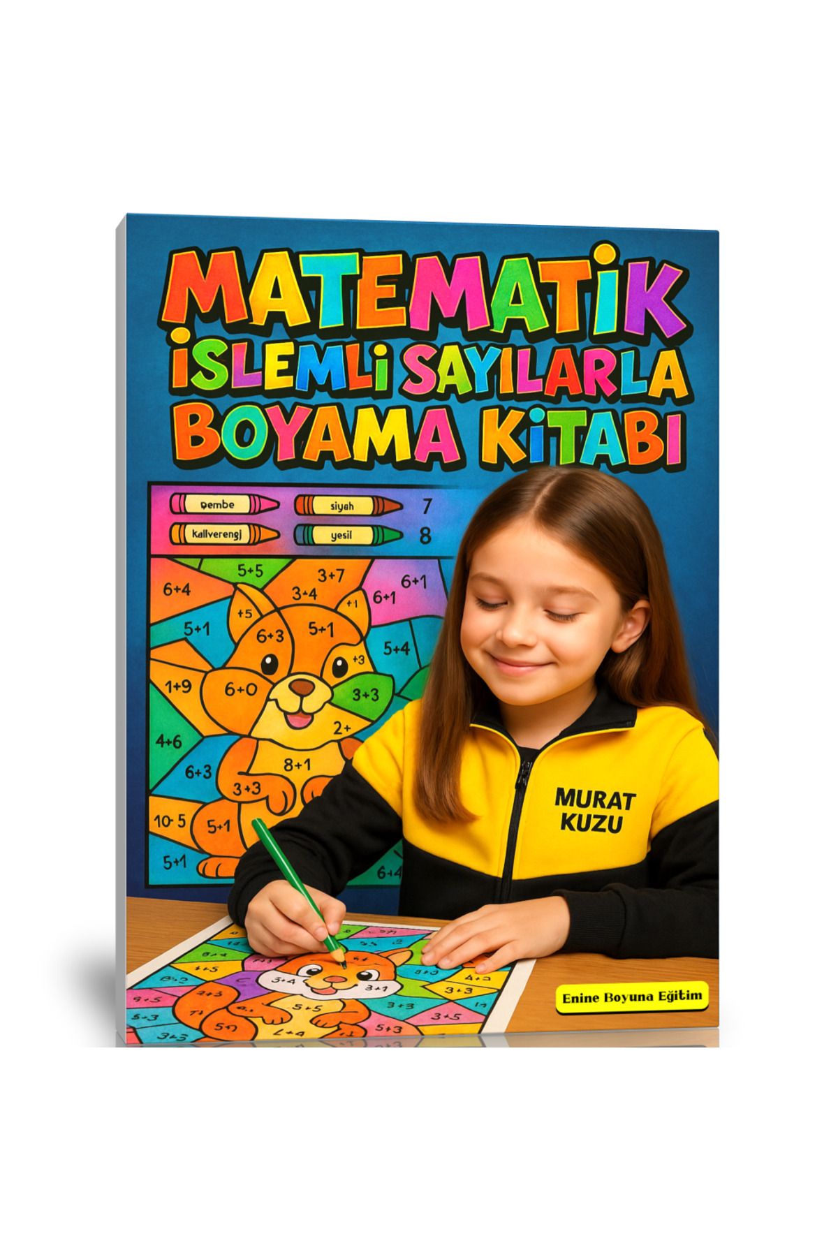 Enine Boyuna Eğitim Matematik İşlemli Sayılarla Boyama Kitap Seti (3 Kitap)