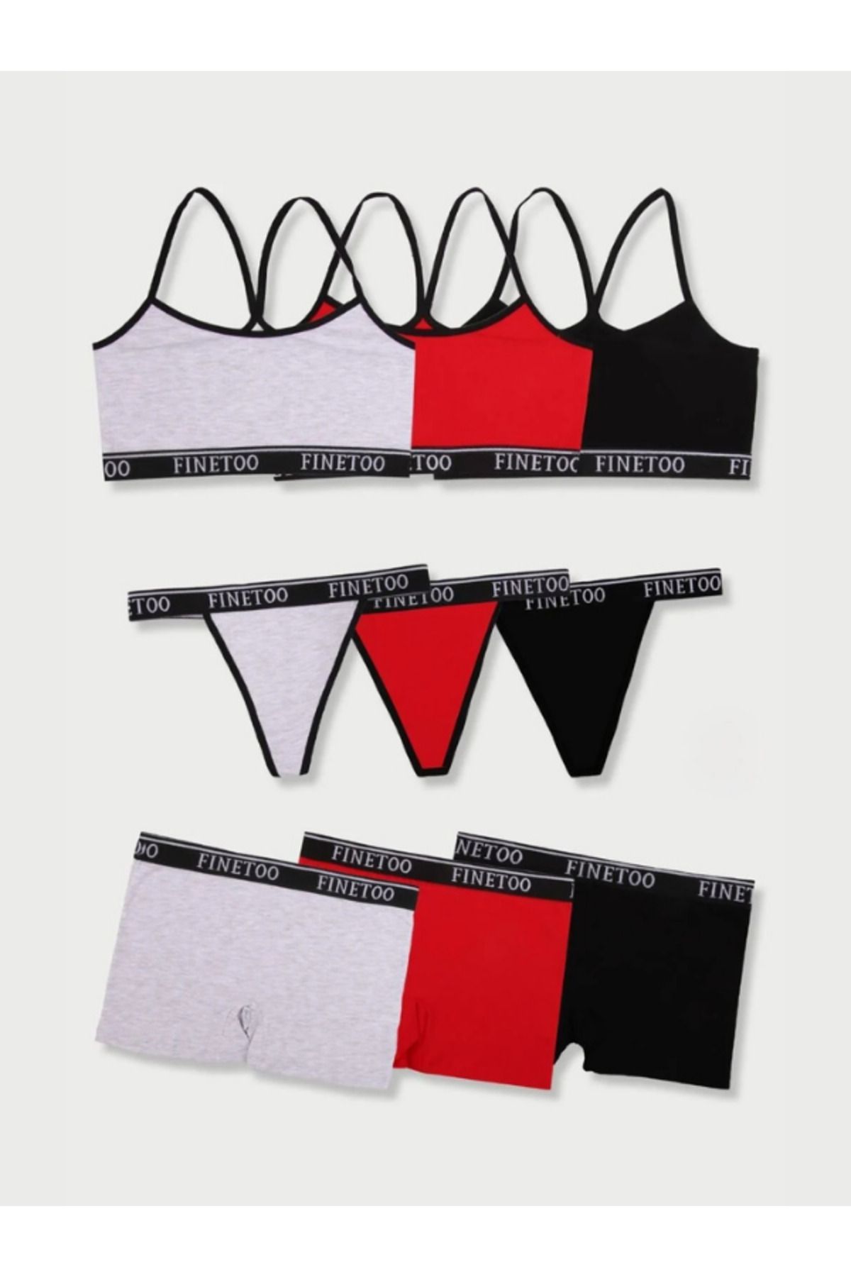 Dominant DOMİNANT SPORT OVERBUST, SHORTS, STRİNG 3LÜ PAKET