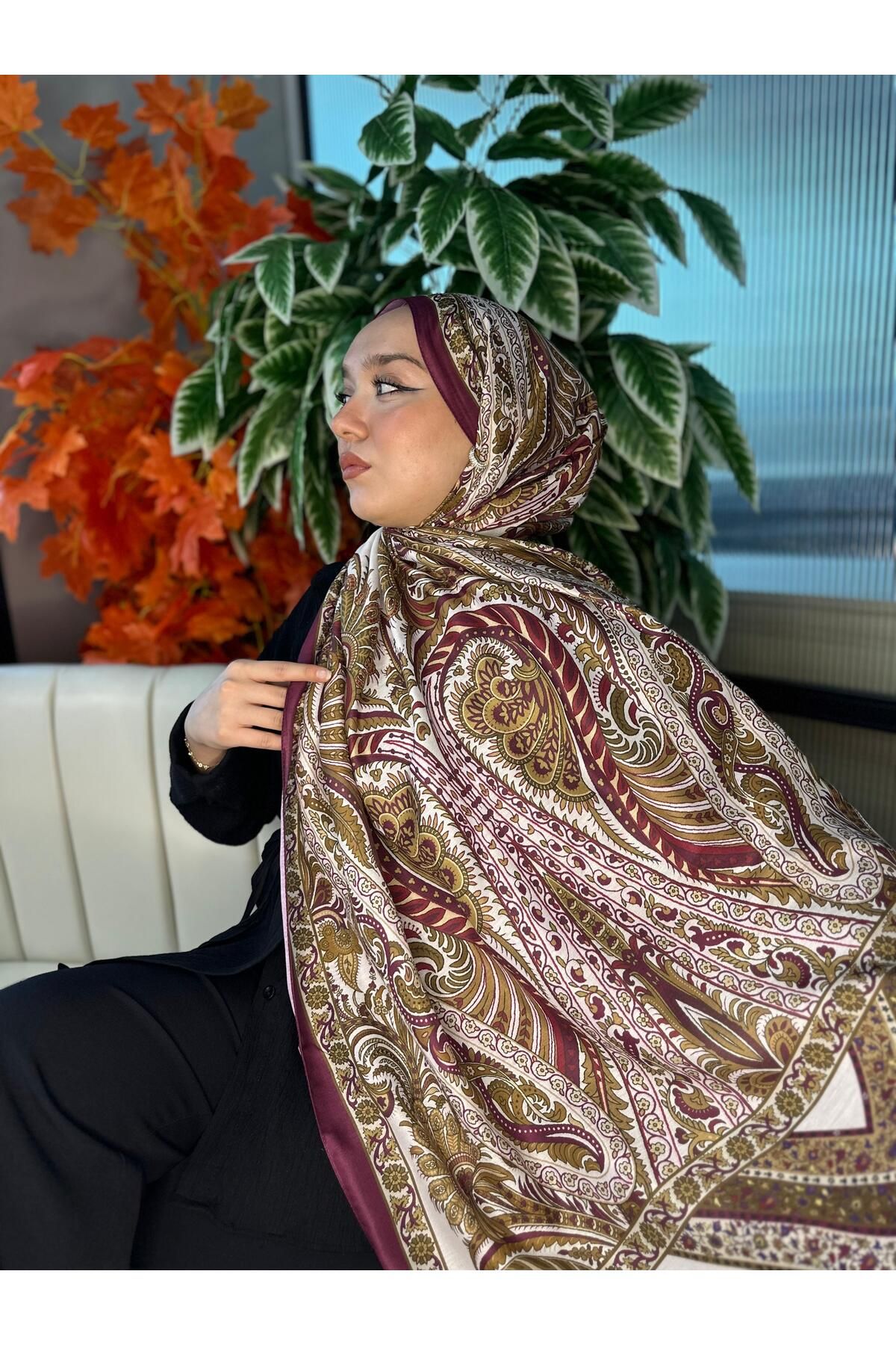 Oxygen Scarfs Etro Desen New Pamuk Soft Şal 23012