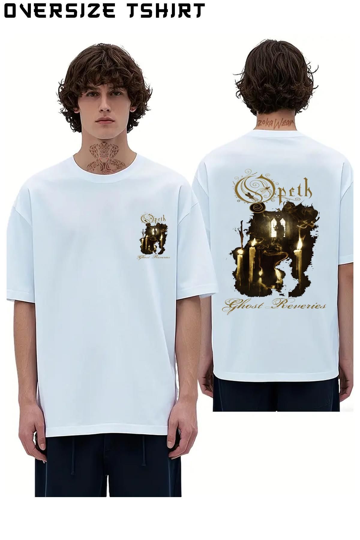 ZOKAWEAR Opeth Sırt Baskılı Oversize Tişört