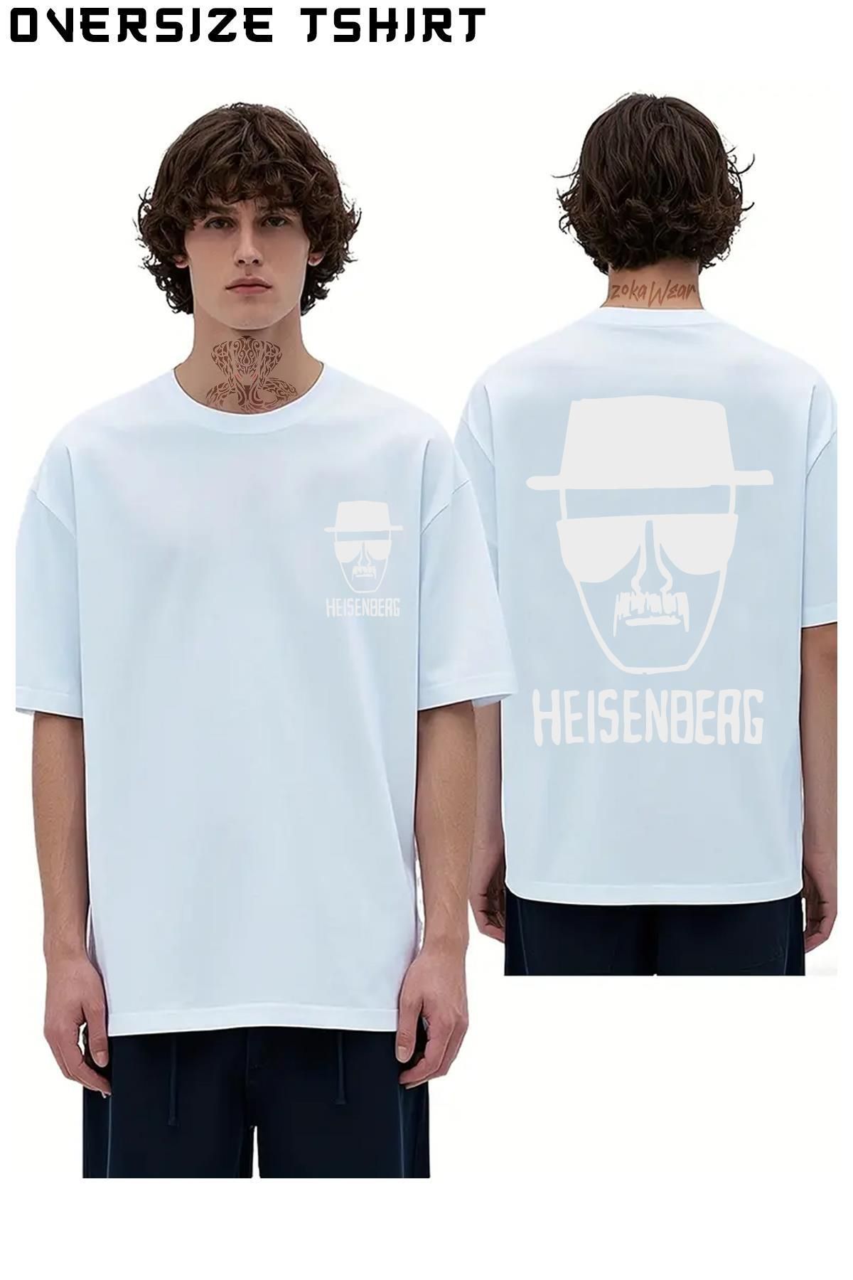 ZOKAWEAR Heisenberg-Breaking-Bad-v2 Sırt Baskılı Oversize Tişört