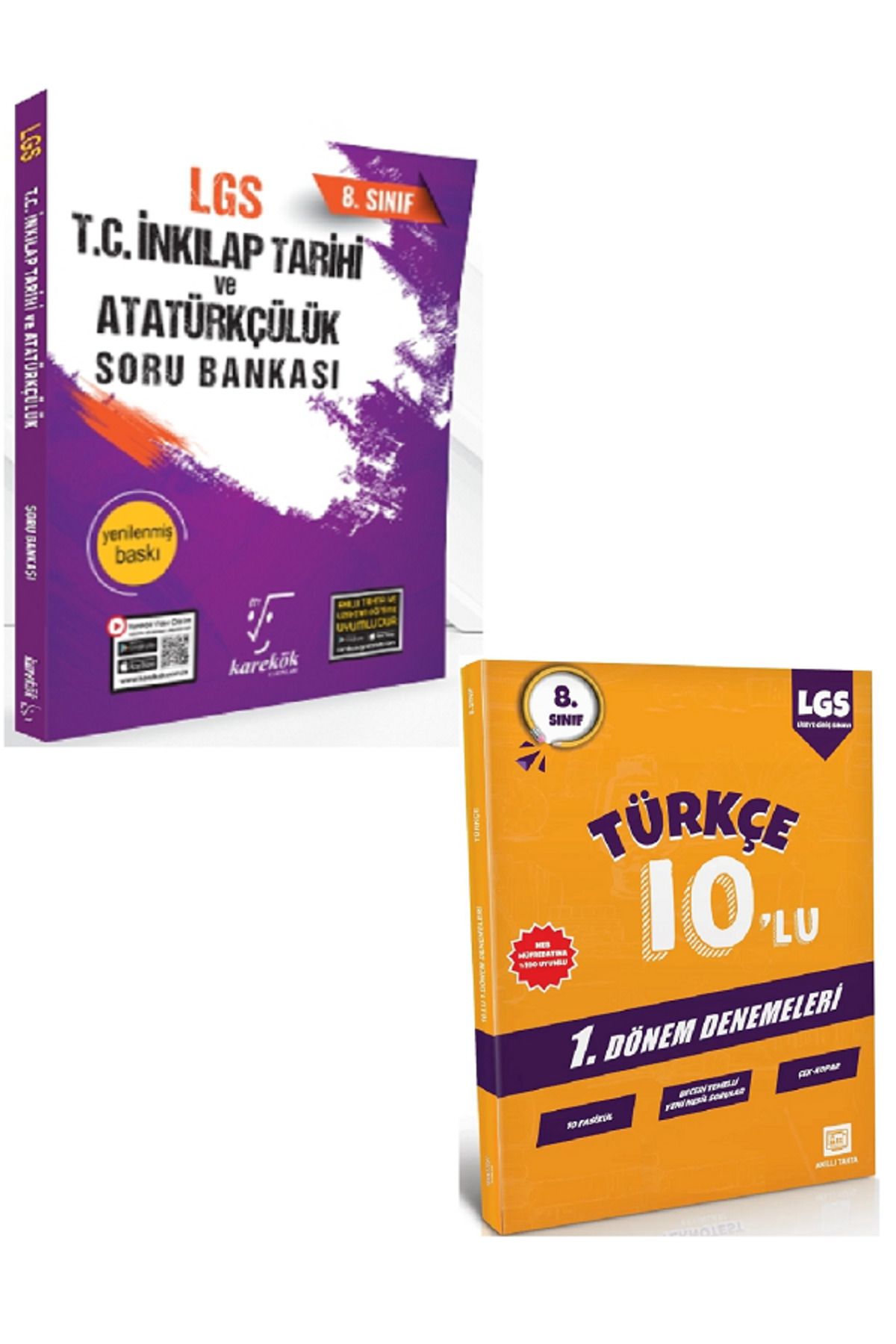 Efsane Yayınları 8.Sınıf Karakök İnkılap Tarihi Soru Bankası / Türkçe 10'Lu Deneme HEDİYE - 2 KİTAP SET