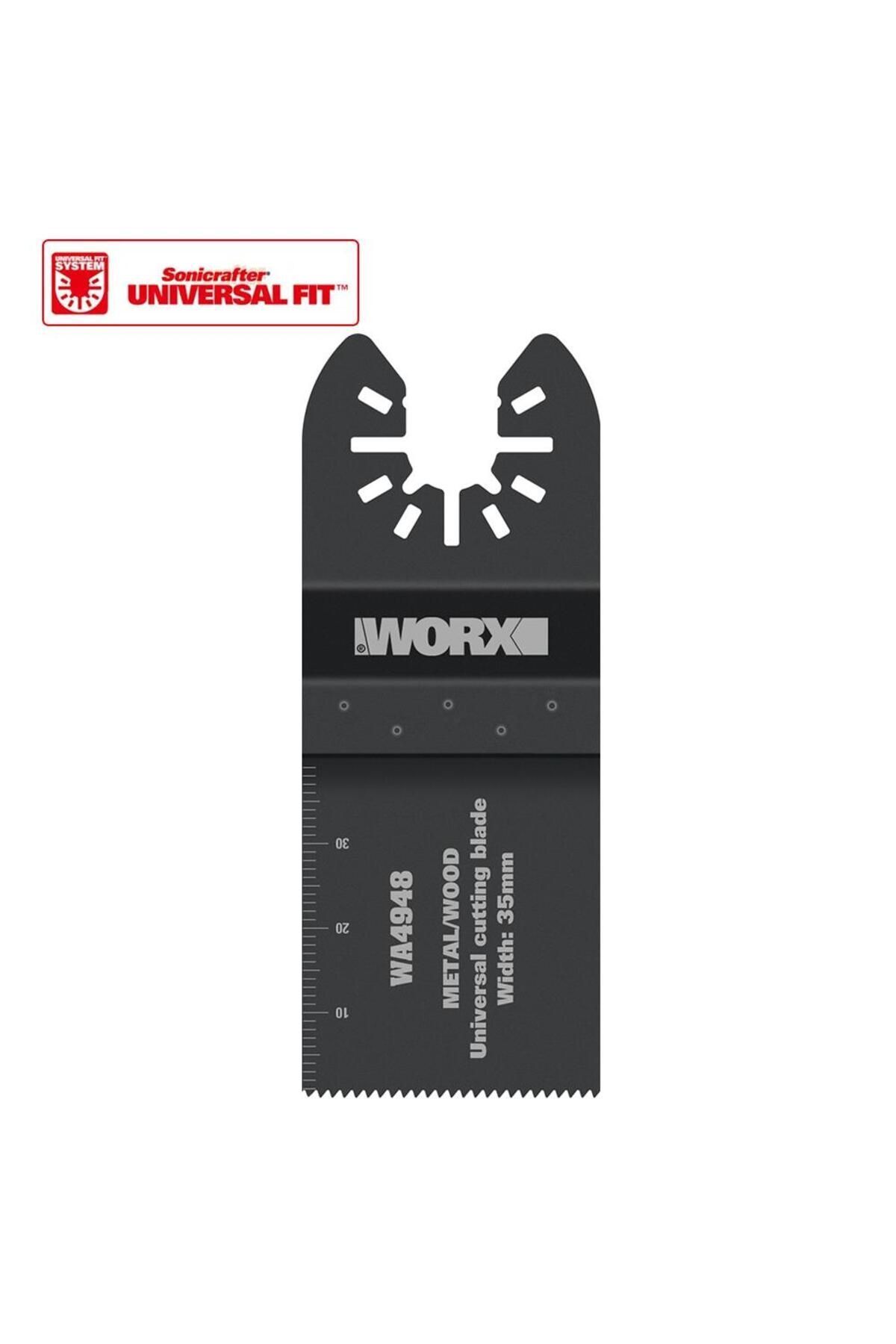 WORX Wa4948 Çok Amaçlı Raspalama Makinası Için 35x40mm Ahşap, Fiberglas, Pvc Universal Kesme Bıçağı