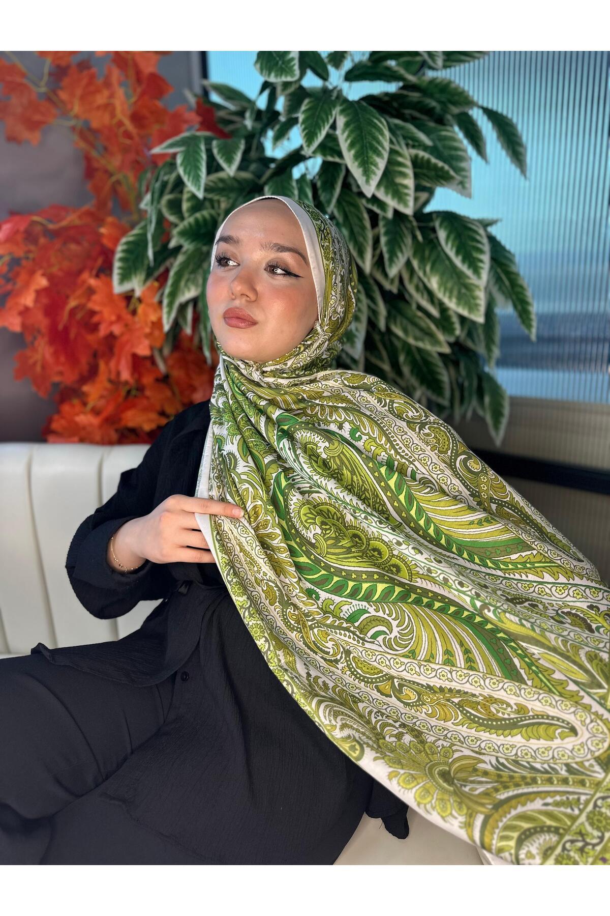 Oxygen Scarfs Etro Desen New Pamuk Soft Şal 23012 görsel 2