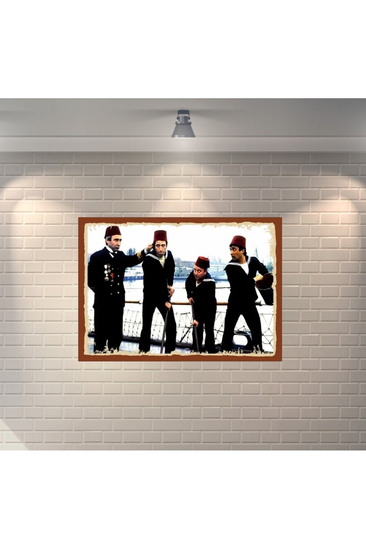 BBO REKLAM Şaban Oğlu Şaban Yeşilçam Retro Ahşap Poster