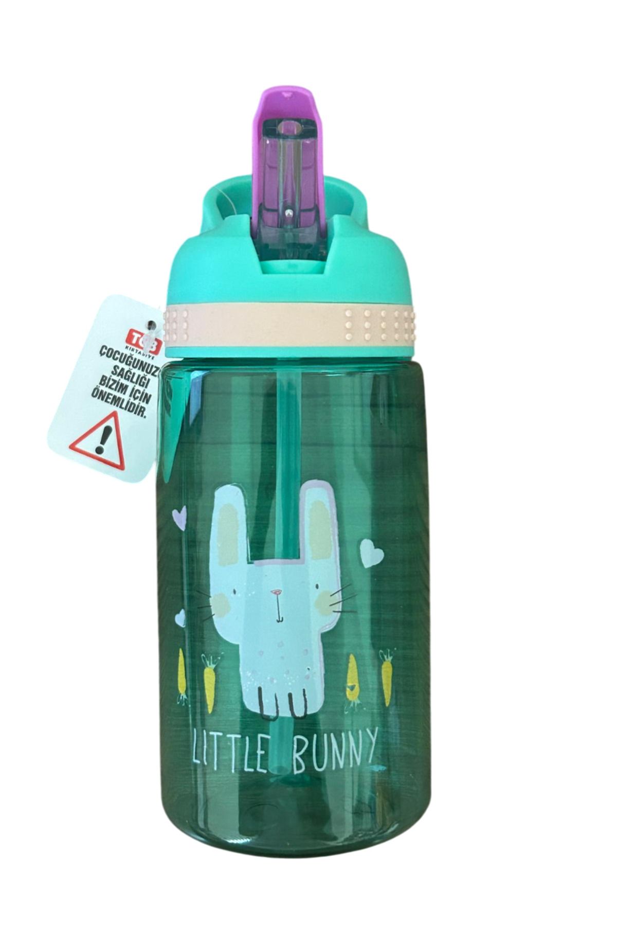 Pozitif Kırtasiye Pipetli Tgb Okul Suluğu - Matara 450 ml