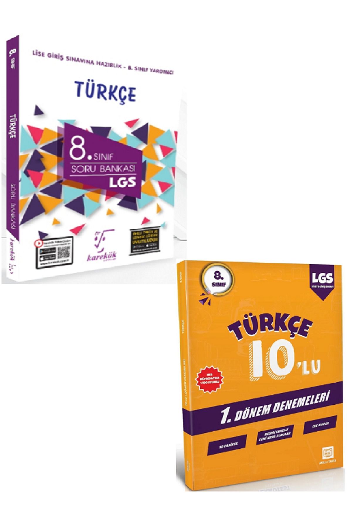 Efsane Yayınları 8.Sınıf Karakök Türkçe Soru Bankası / Türkçe 10'Lu Deneme HEDİYE - 2 KİTAP SET