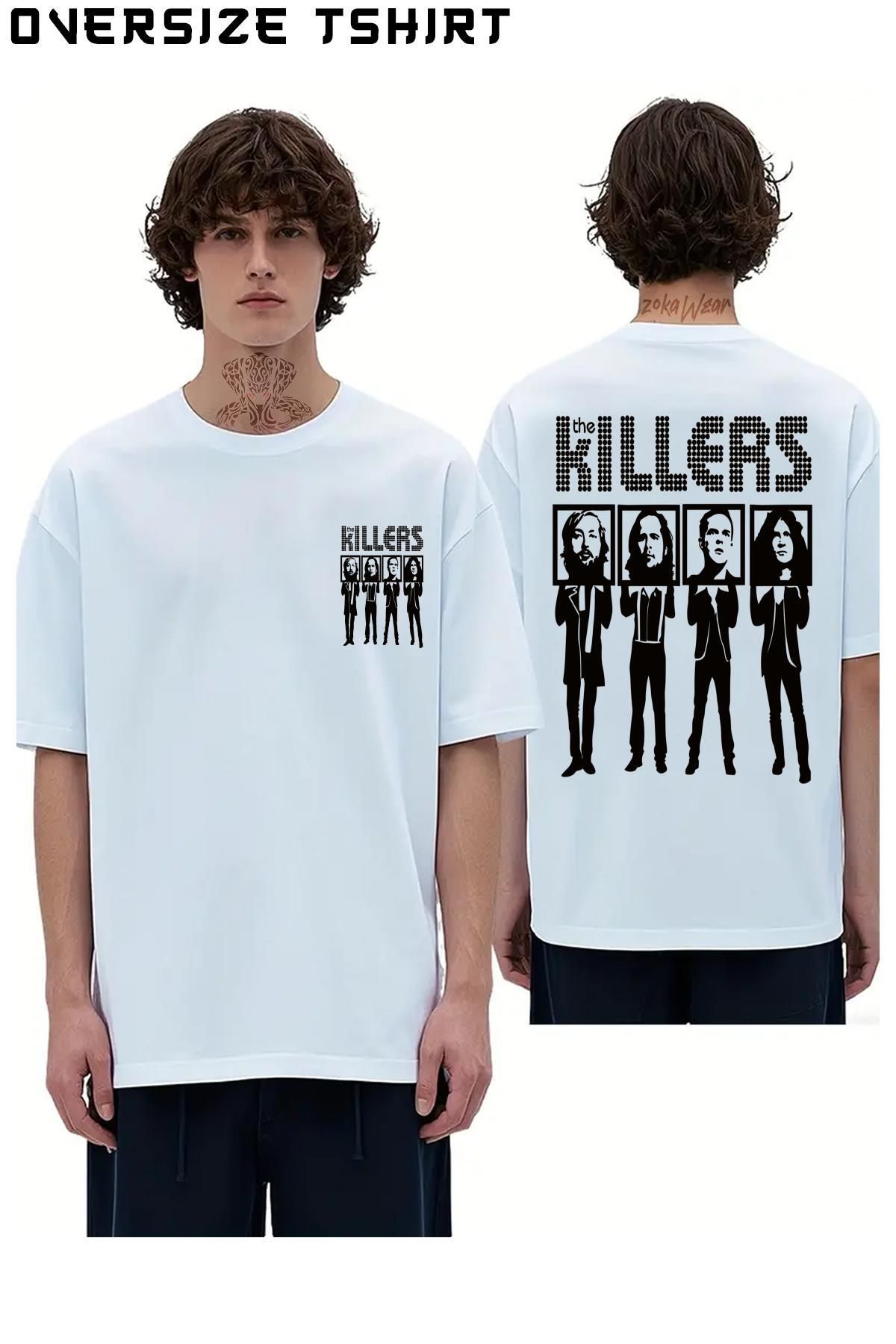 ZOKAWEAR The-Killers-v2 Sırt Baskılı Oversize Tişört