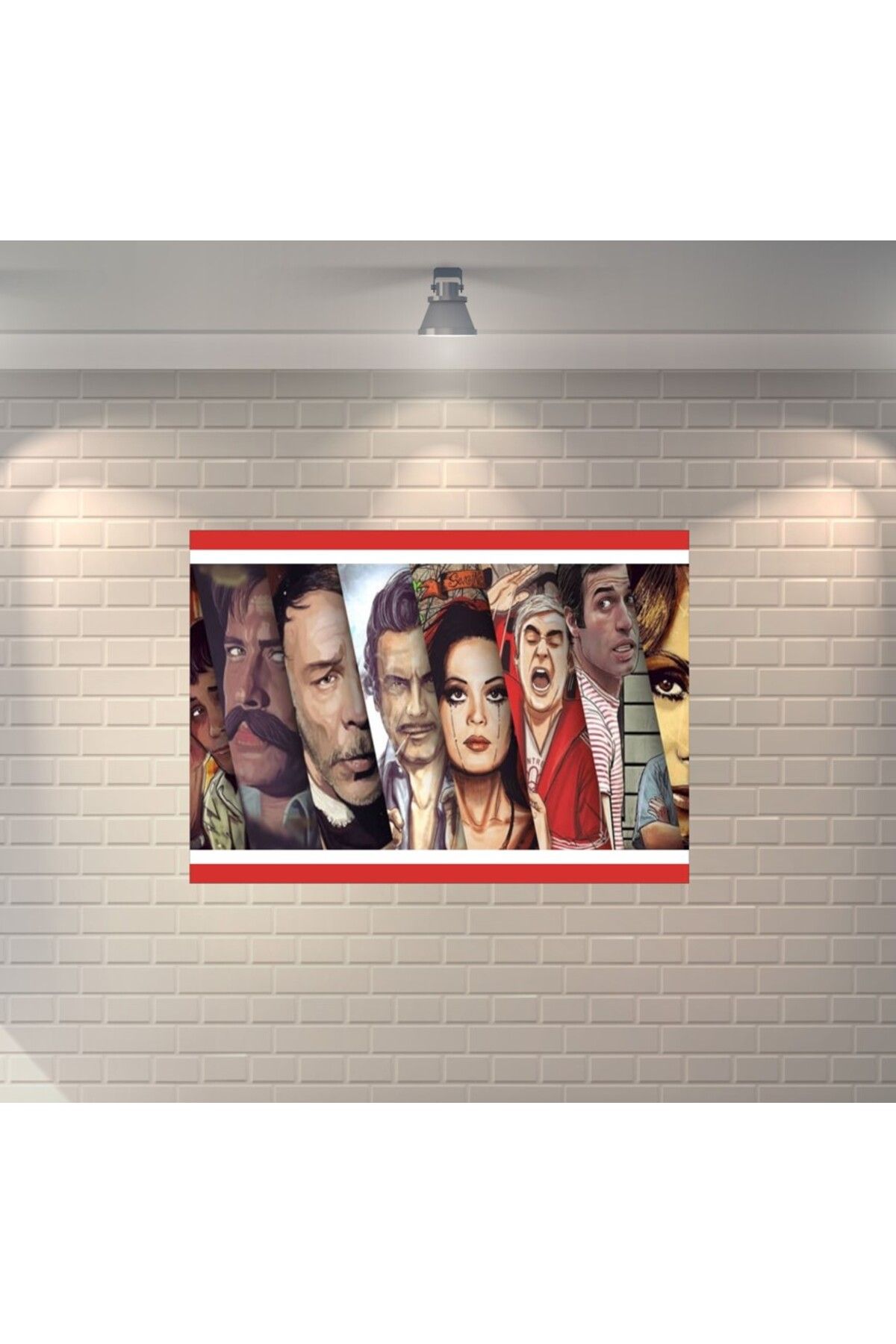 BBO REKLAM Yeşilçam Artistleri Retro Ahşap Poster