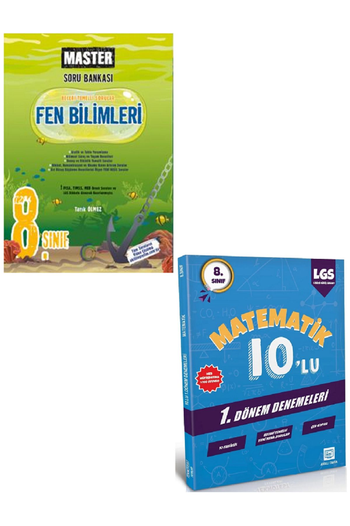 Efsane Yayınları 8.Sınıf Okyanus Master Fen Bilimleri Soru Bankası / 10'Lu Matematik Deneme HEDİYE - 2 KİTAP SET