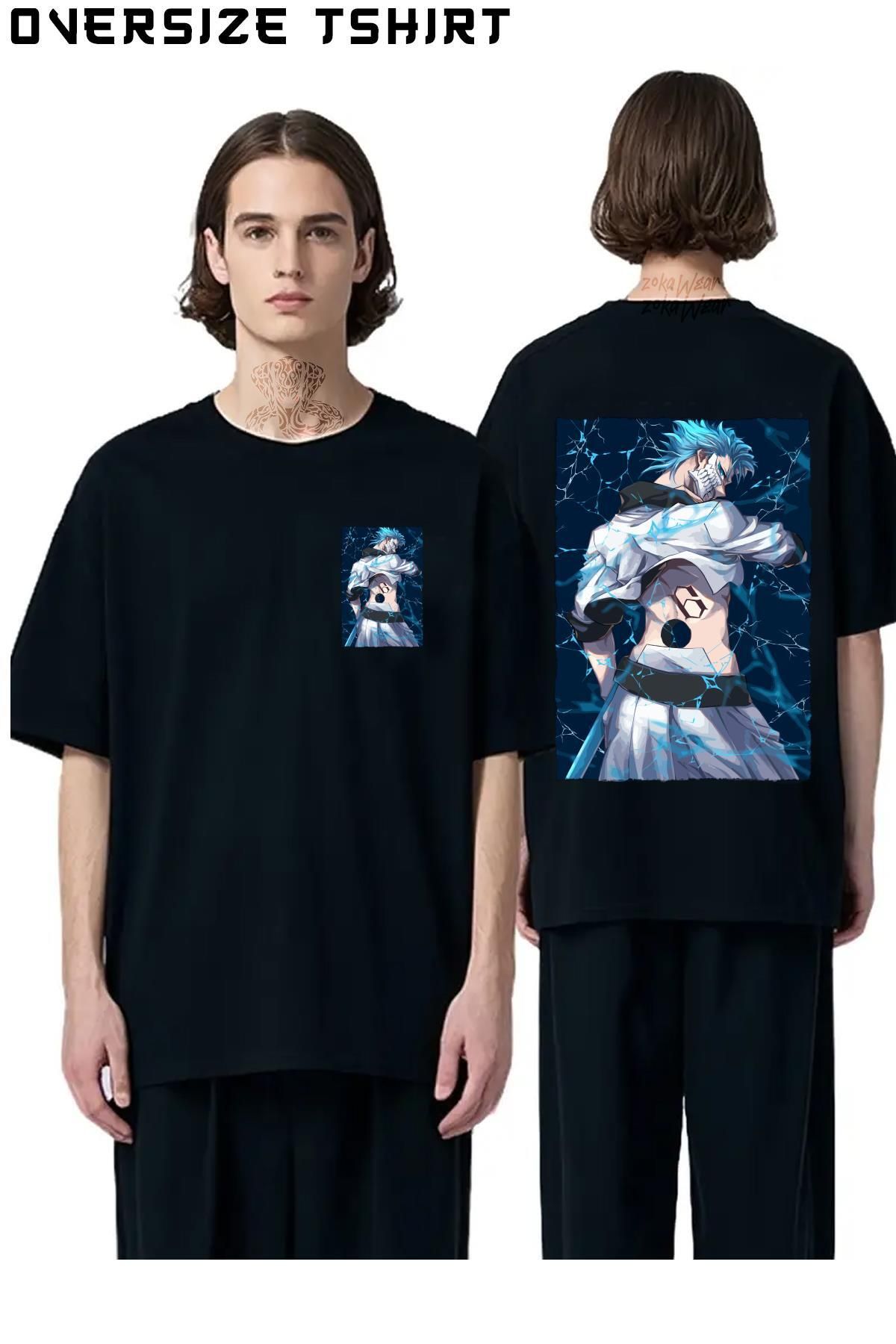 ZOKAWEAR Bleach-v2 Sırt Baskılı Oversize Tişört
