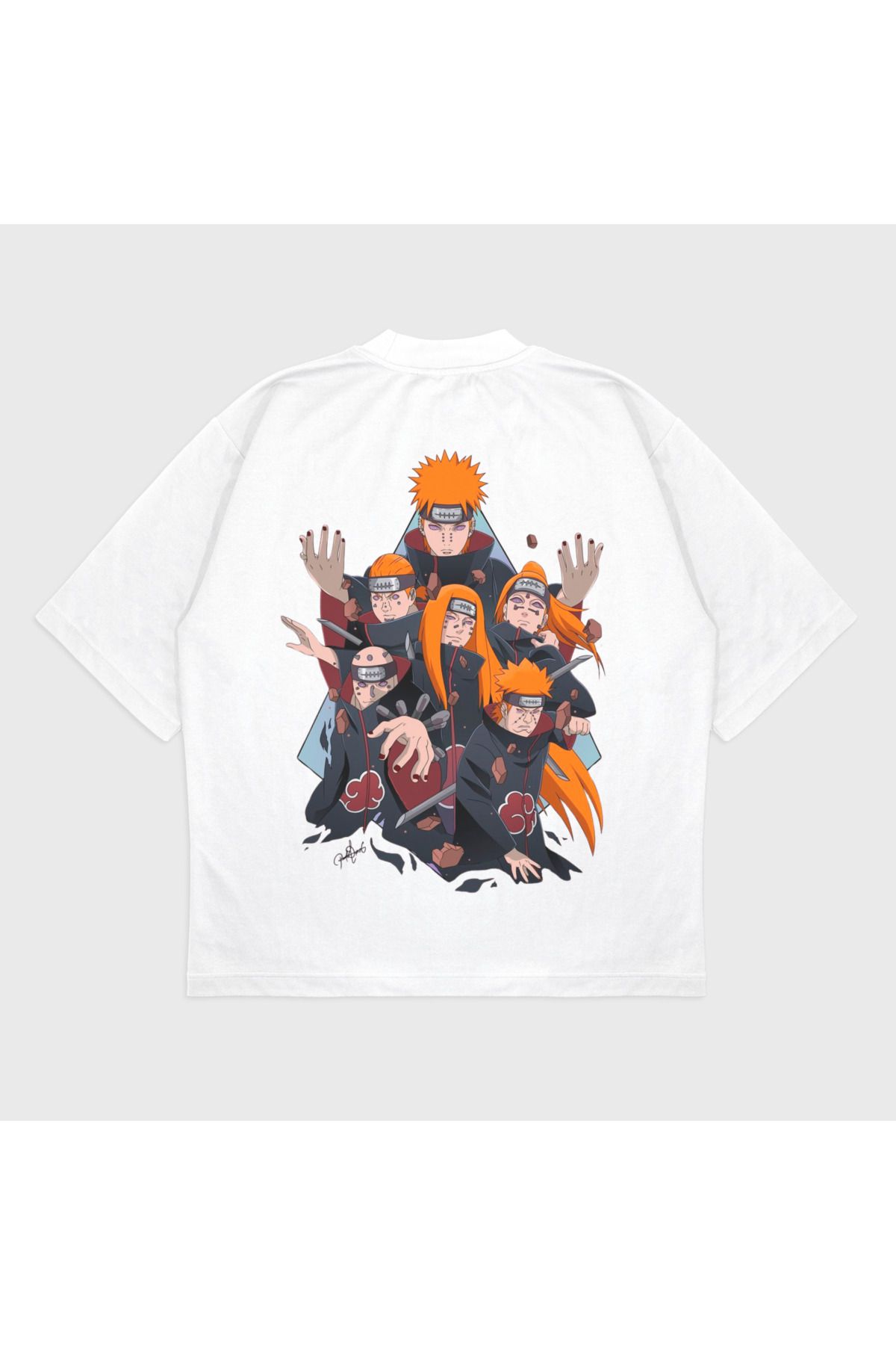 PAİN Oversize 'Naruto' Baskılı T-Shırt