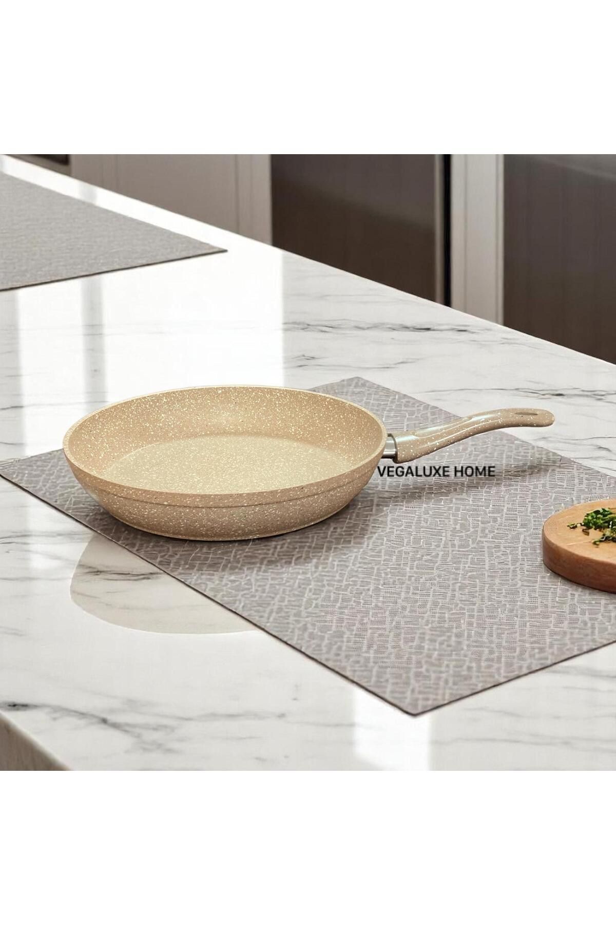 FMS Lüx Granit Çok Amaçlı Tava 32 Cm Bej