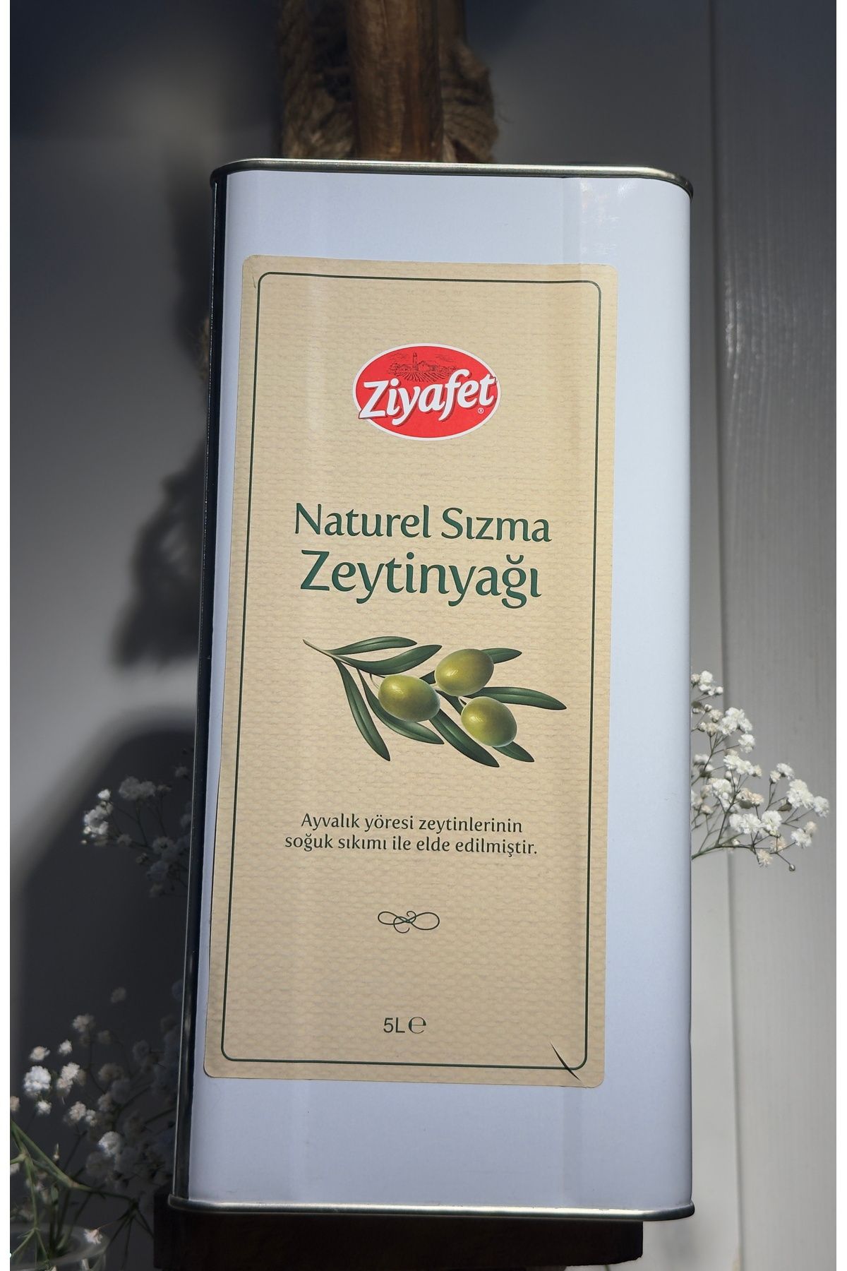 Ziyafet Gıda Naturel Sızma Zeytinyağı - 5L