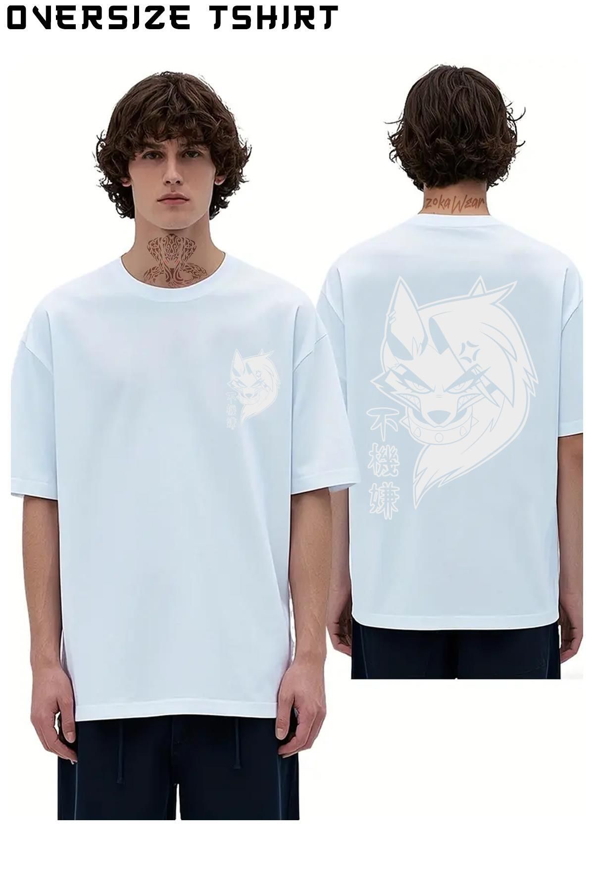 ZOKAWEAR Helluva-boss-loona-v2 Sırt Baskılı Oversize Tişört