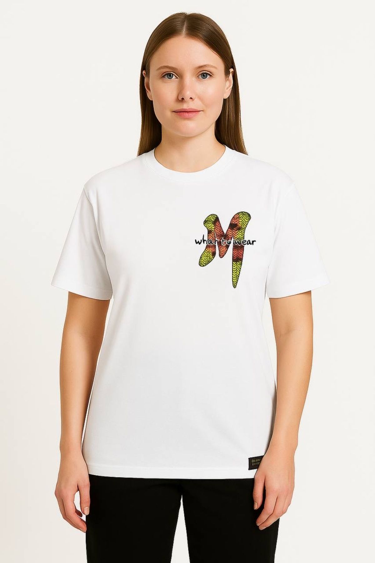 MAKSiM Desenli Oversize T-shirt