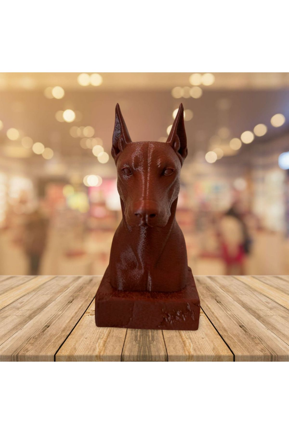 BatuBilge3d Dekoratif Doberman Köpek Büstü