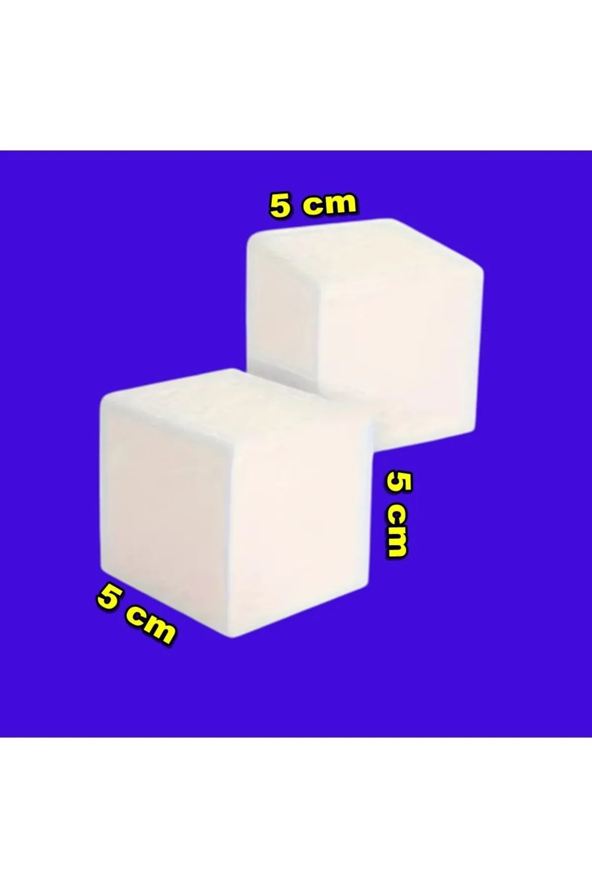 Delta Eps Strafor Kare Küp 10 adet 5x5 cm hediyelik, süs, boyama, dolgu, proje,