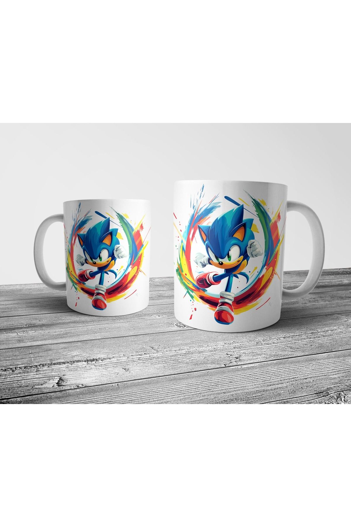 Pixxa Sonic Kirpi Hedgehog Kupa Bardak Model 2