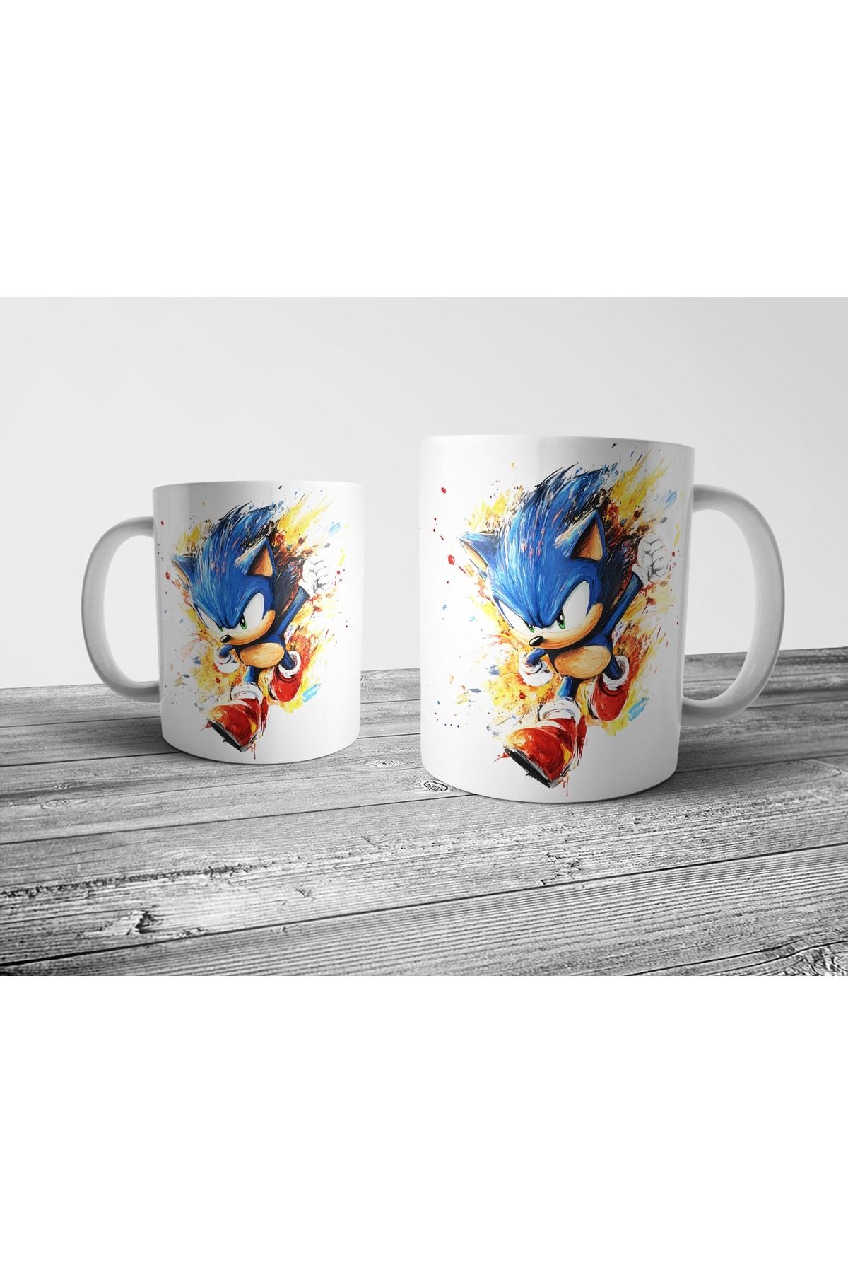 Pixxa Sonic Kirpi Hedgehog Kupa Bardak Model 3