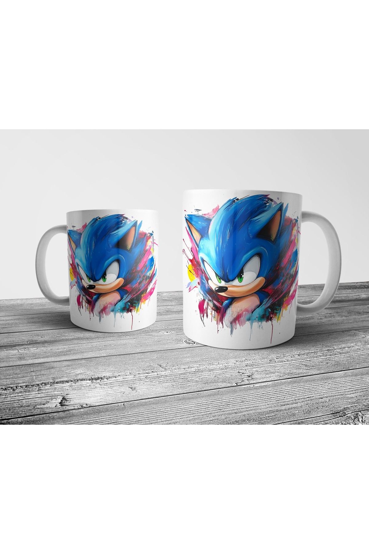 Pixxa Sonic Kirpi Hedgehog Kupa Bardak Model 1