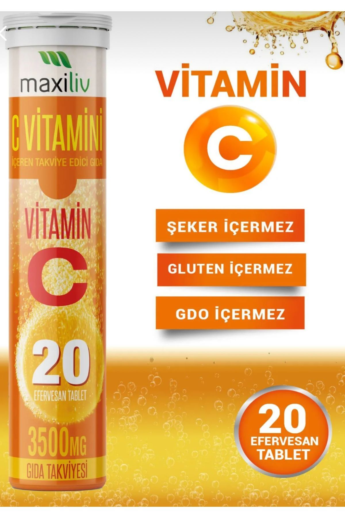 Plantus Maxiliv C Vitamini 3500Mg