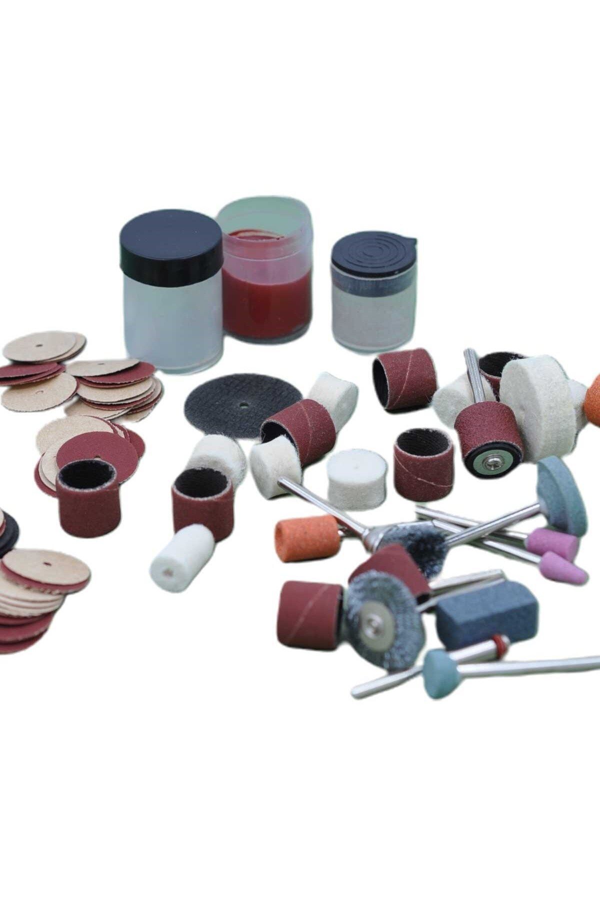 Trade Jam 105 Parça Metal Zımpara Gravür Taşlama Oyma Seti Kalıpçı Takımı (4396)