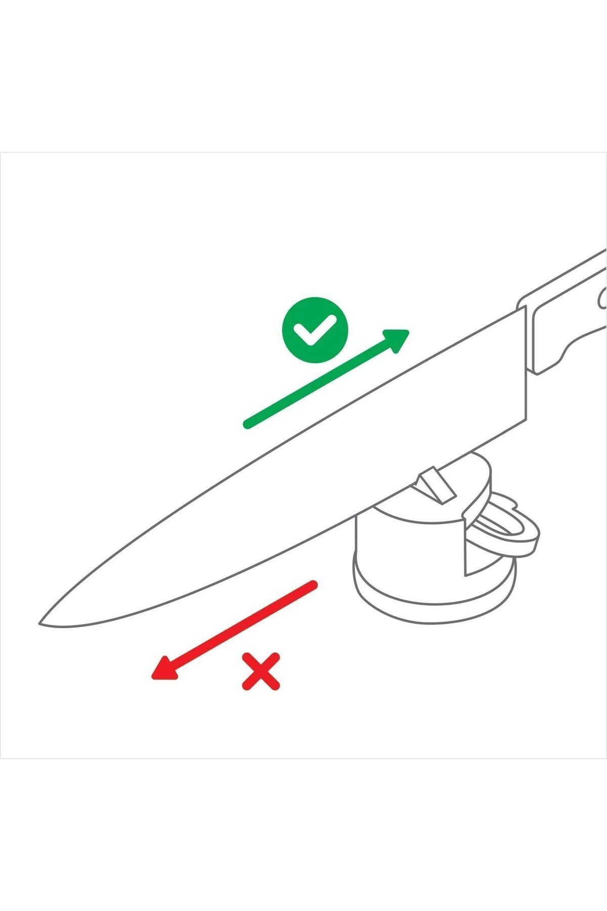 AnySharp-Evo Universal Manual Knife Sharpener Red, Powergrip Ii, Tungsten Carbide 8