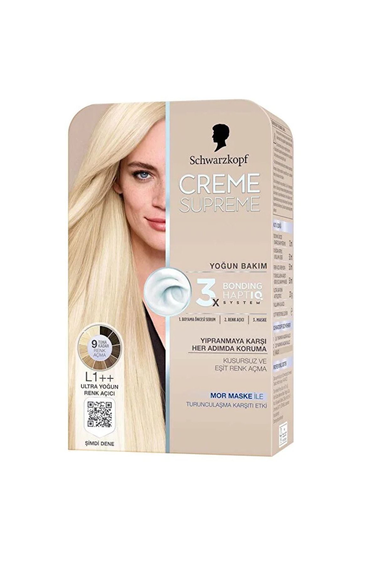 Schwarzkopf Creme Supreme Saç Boyası L1 Ultra Yoğun Renk Açıcı