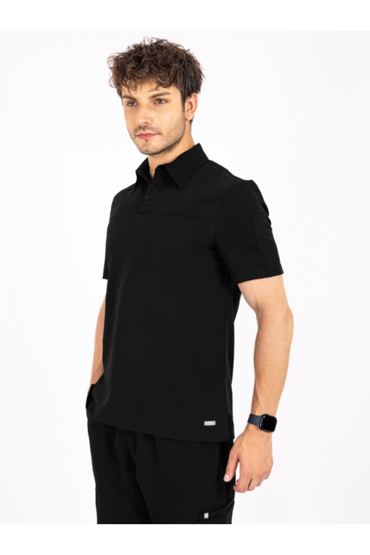 VITA UNIFORM Polo Yakalı VITA Scrubs Medikal Forma Erkek Üst Giyim