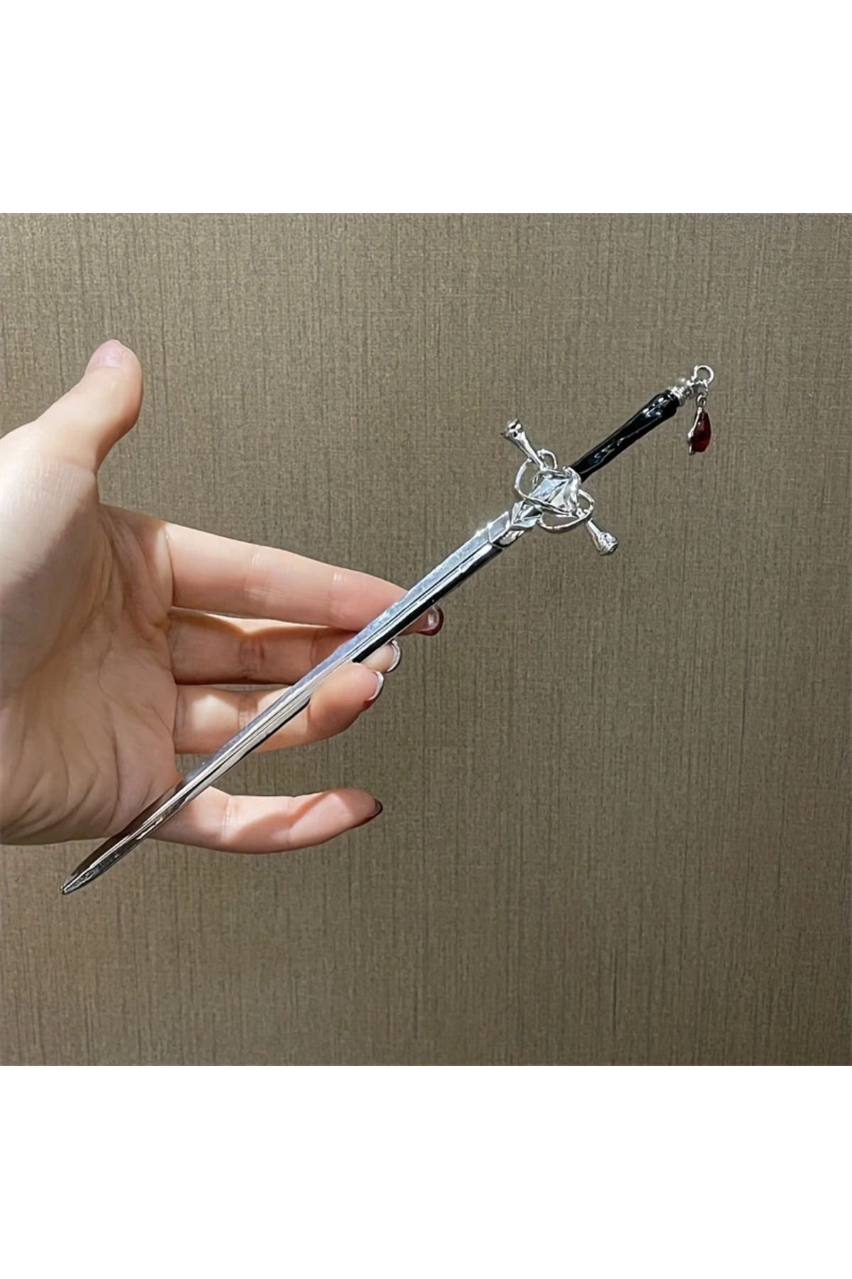 MİLALAZO Vintage Bohem Tarzı Metal Saç Tokası, Kadınlar için Bıçak Şeklinde Chignon Çubuğu Çin Tokası