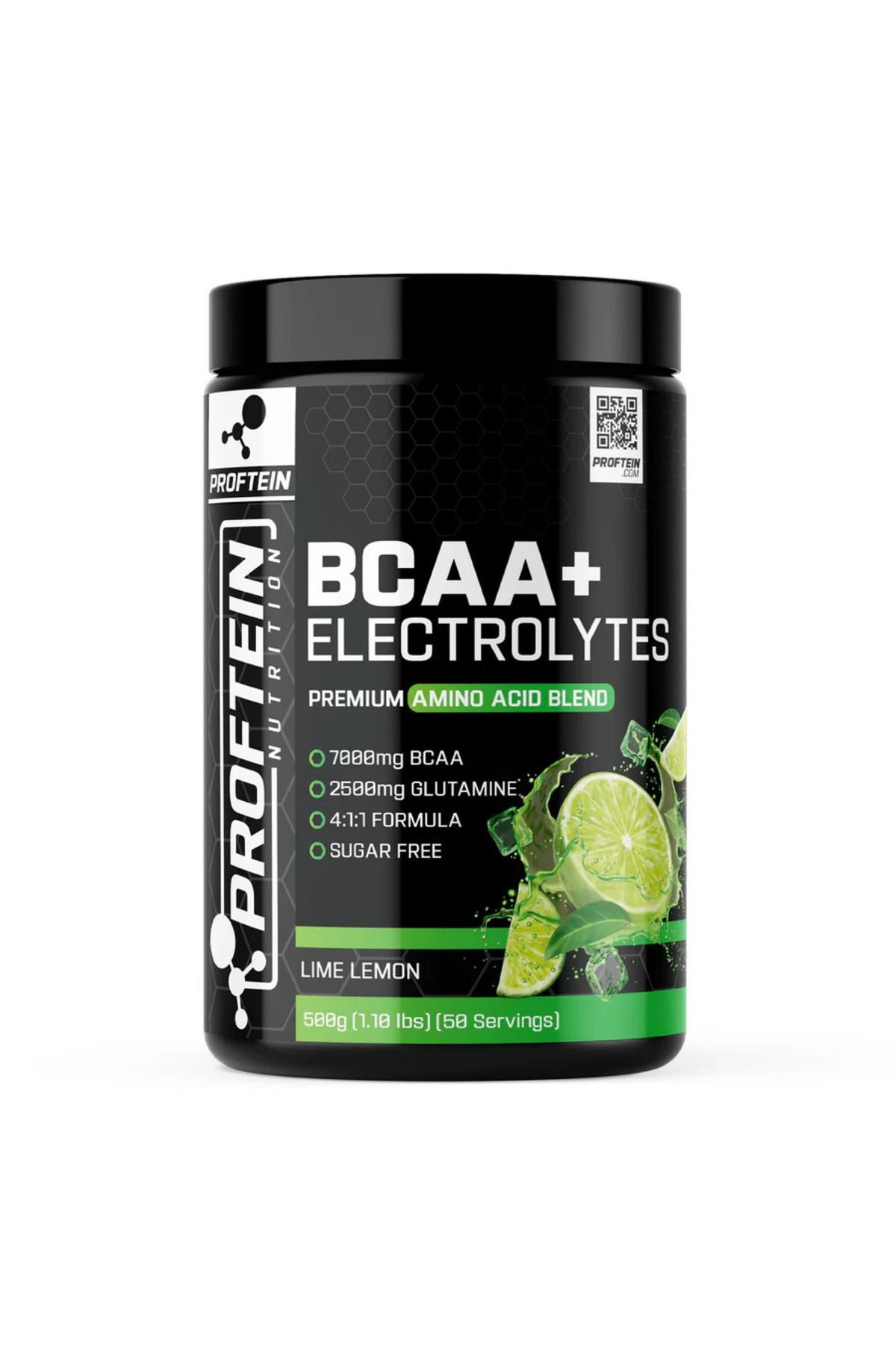 Proftein PROFTEİN BCAA+ ELEKTROLİT 500 g 50 SERVİS - LİME LEMON