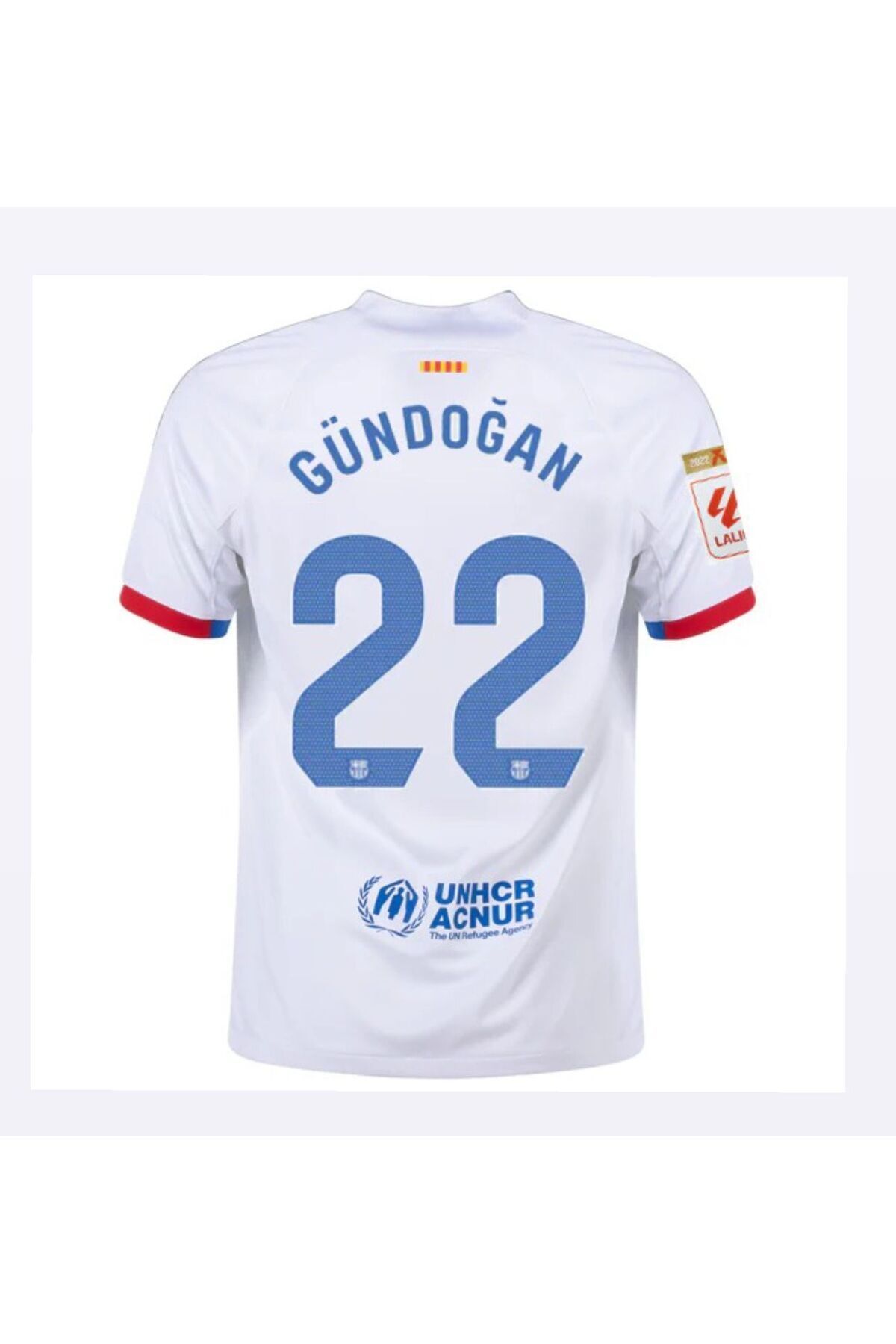 FEEL STYLE F.c B.a.r.c.e.l.o.n 2023/24 İlkay Gündoğan Beyaz Deplasman Forması