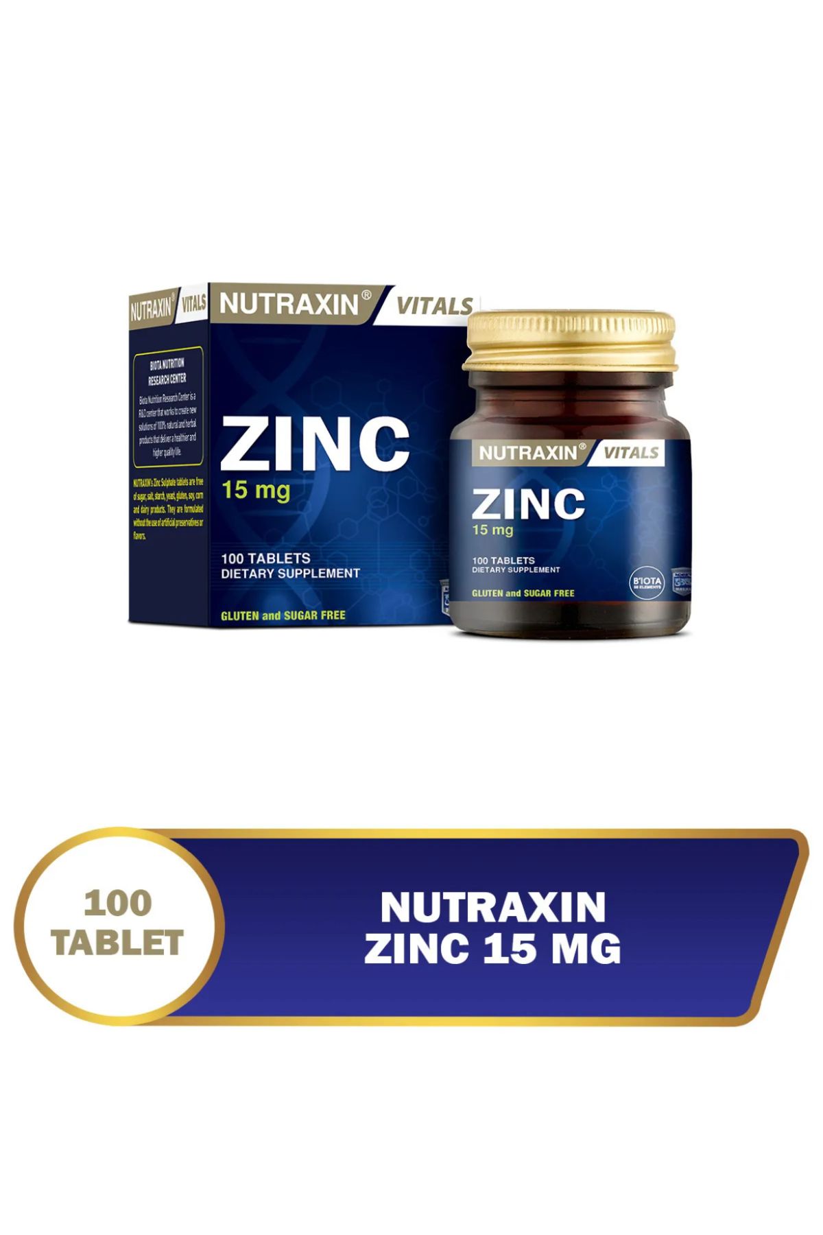 Nutraxin Zinc Sulphate 100 Tablet