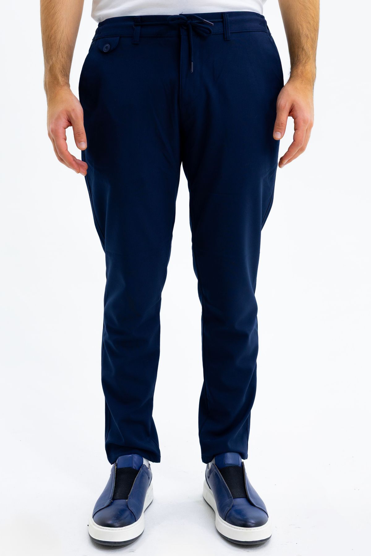 kesiketiket Kesik Etiket Jogger Bez Ayağı Pantolon LACİVERT
