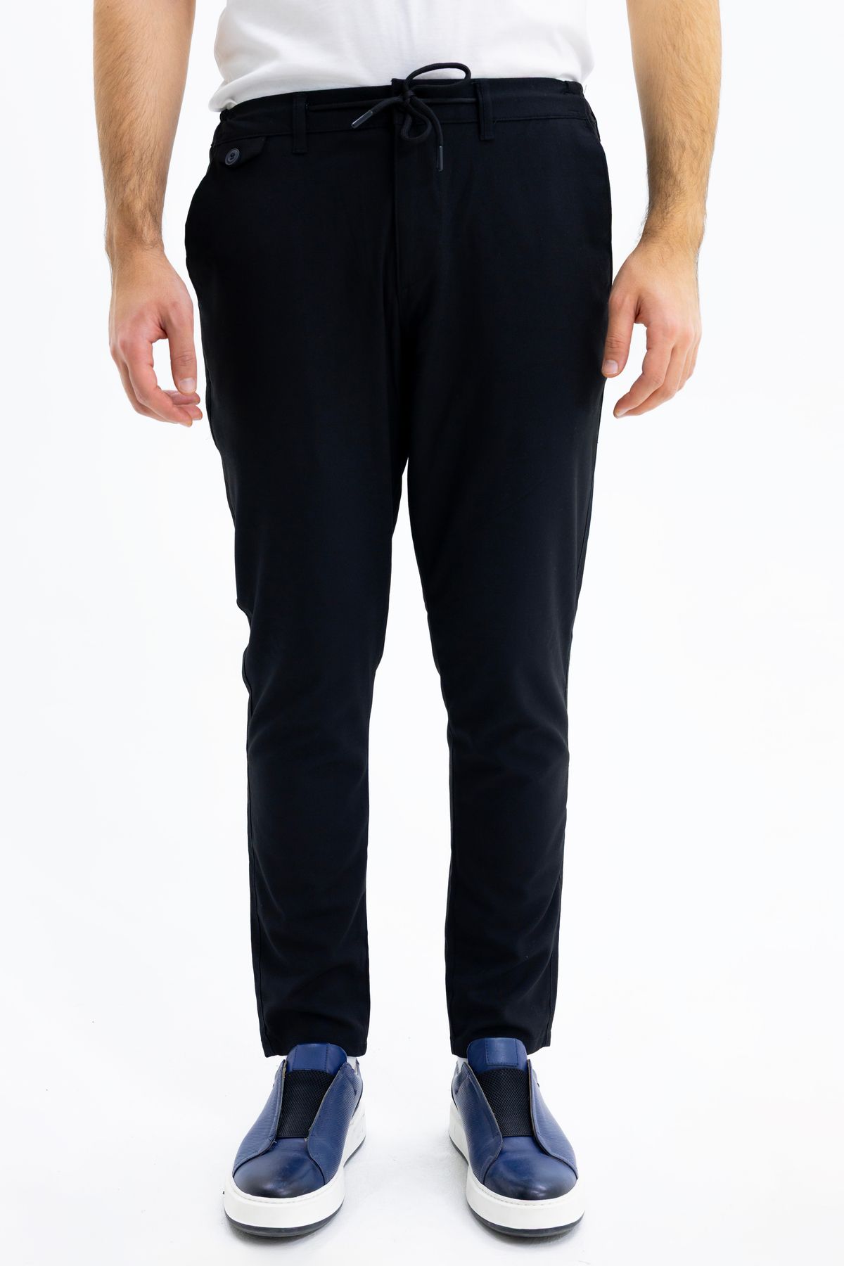 kesiketiket Kesik Etiket Jogger Bez Ayağı Pantolon SİYAH