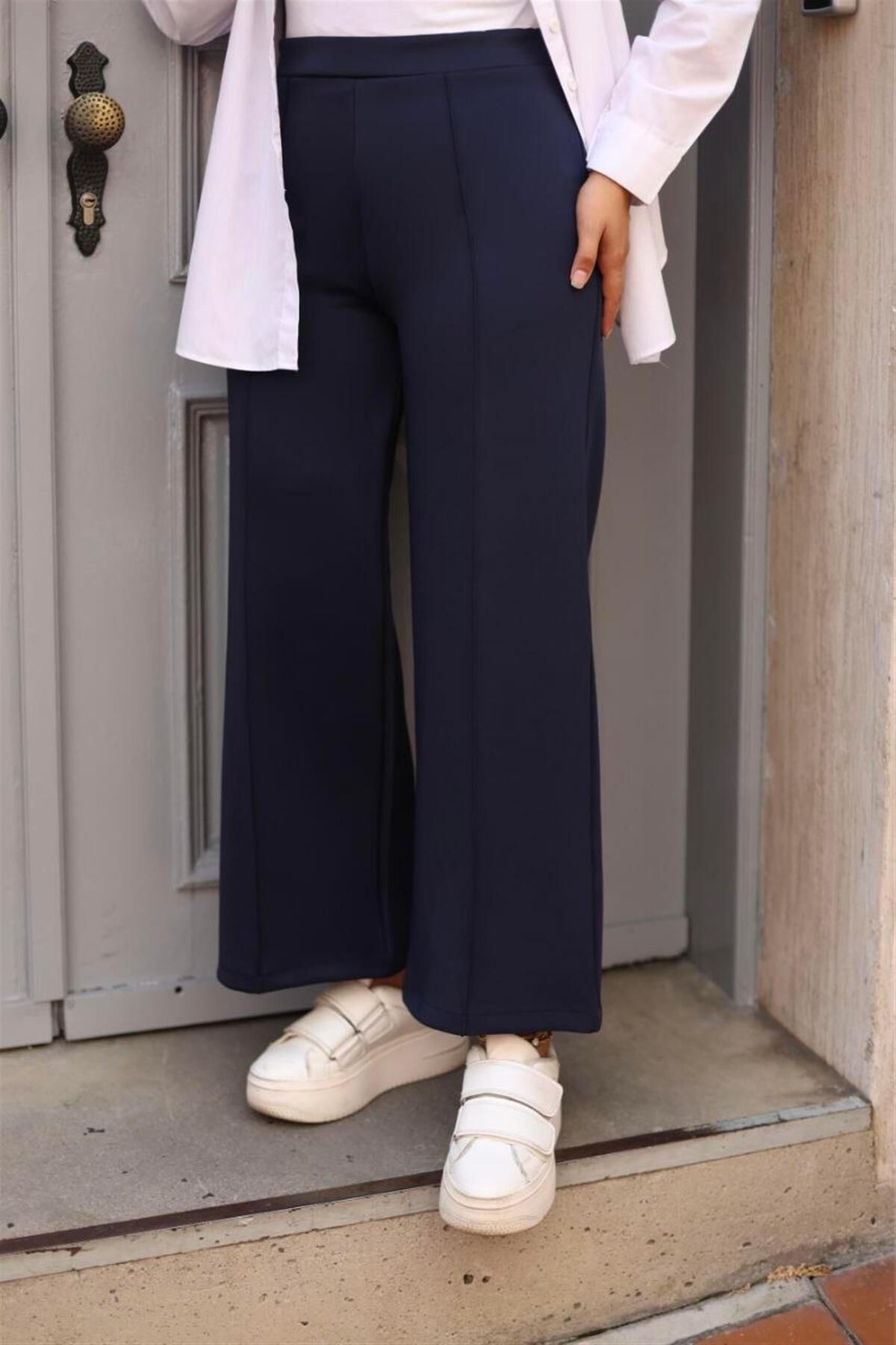 MODA 011 Beli Lastikli Çımalı Scuba Pantolon