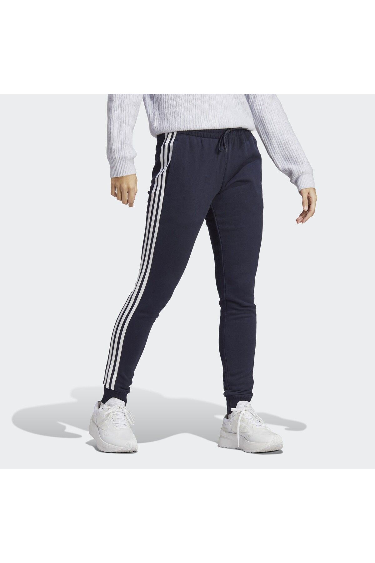 adidas-Essentials 3 csíkos francia frottír melegítőnadrág 5
