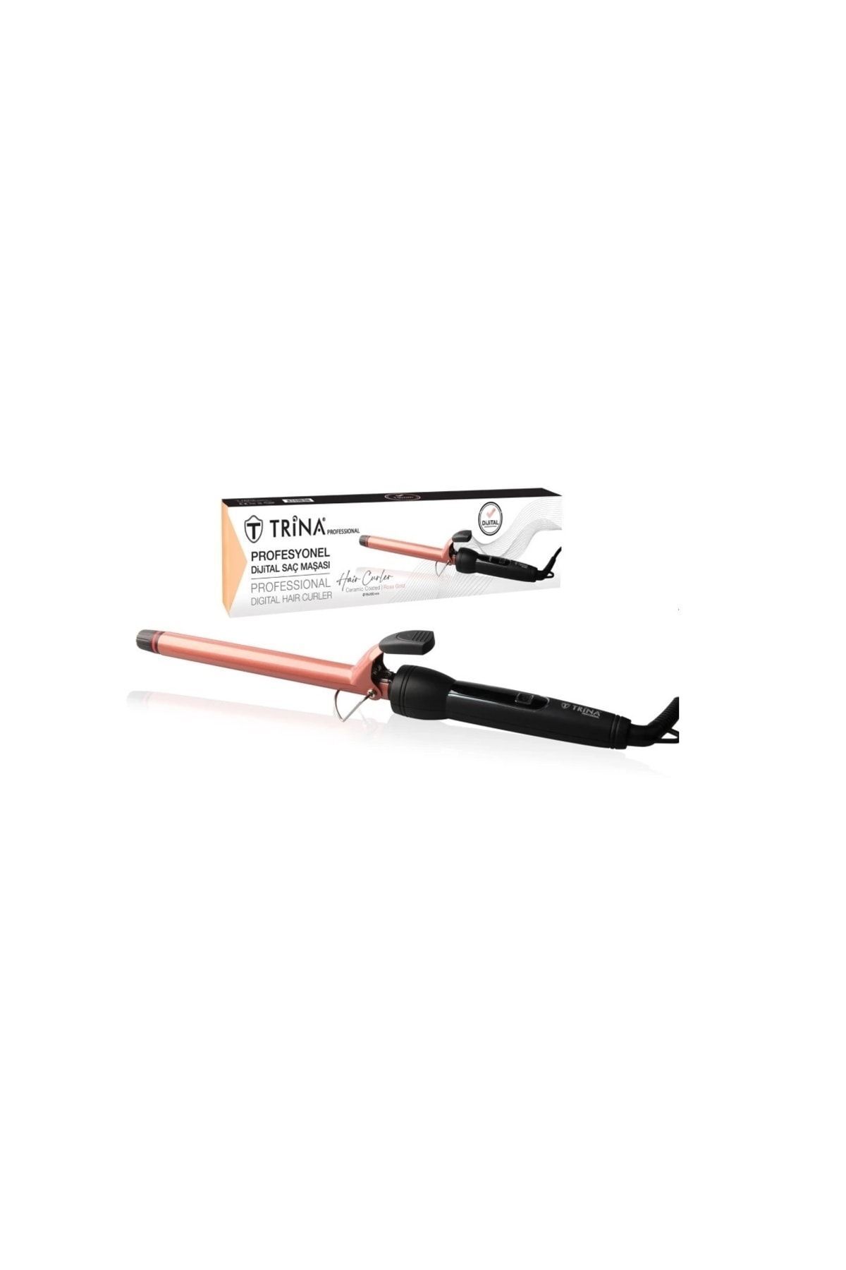 teknotrust Profesyonel Digital Hair Curler 19 Mm Rose Gold Saç Maşası Trnsacms0080