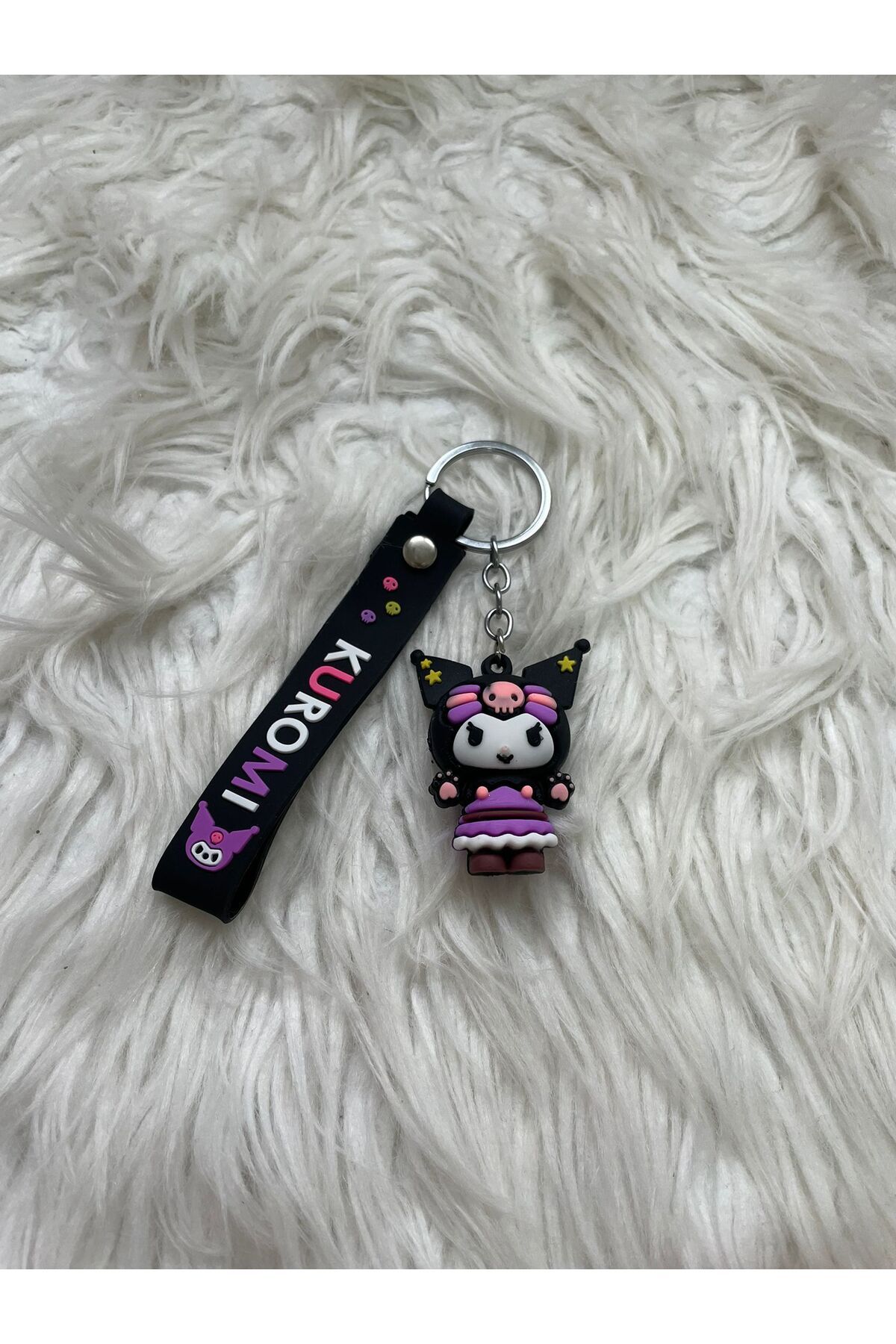 Minik Tutku 3D Kuromi Anahtarlık Ve Çanta Aksesuarı (6 Farklı Figür)